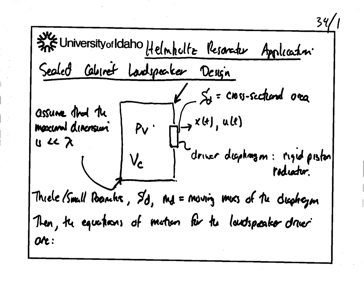 Helmholtz Resonator Application Engineering Acoustics Notes ME