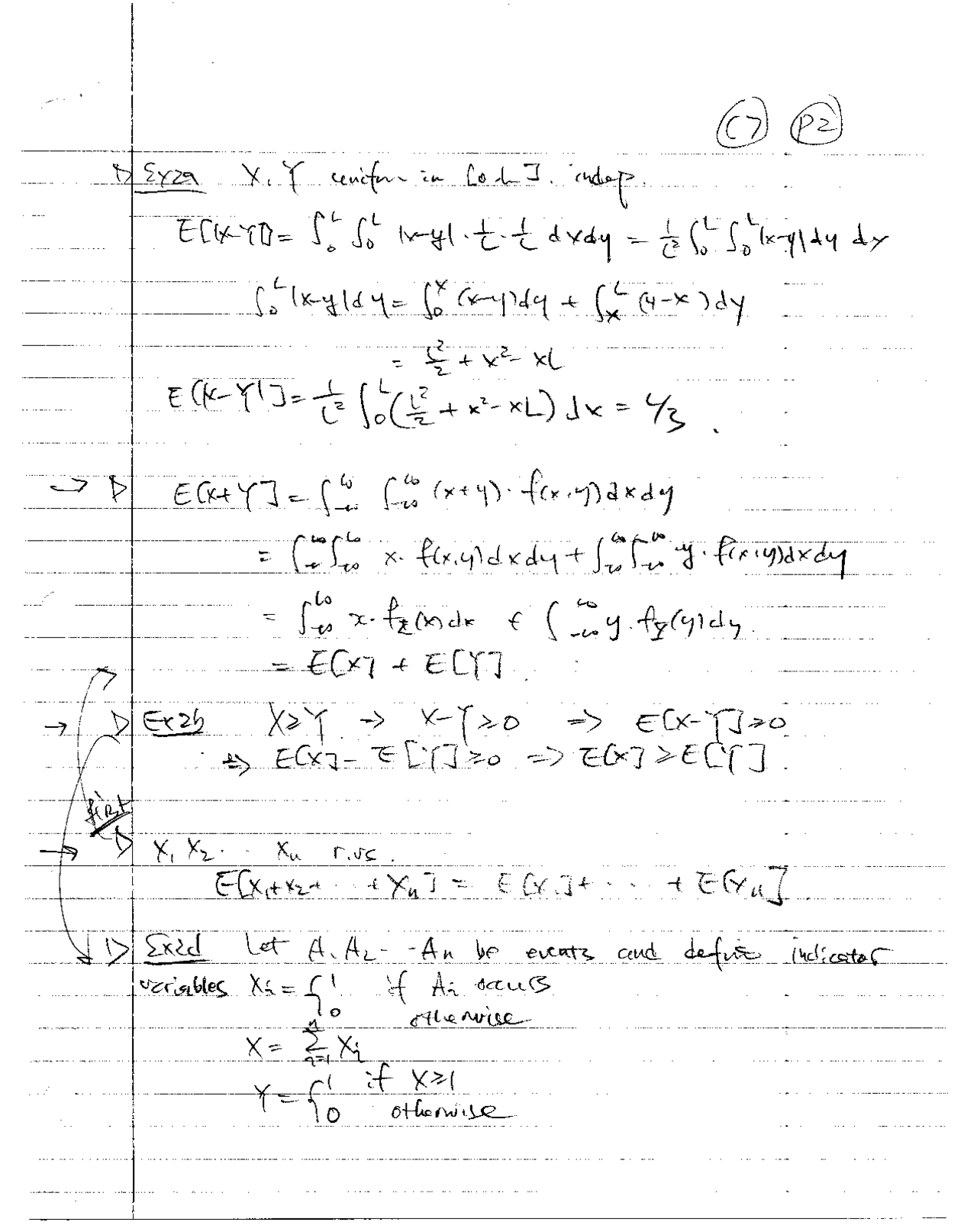 Handwritten Question Handwritten Questions with solution of - Probability l | M 362K - Docsity