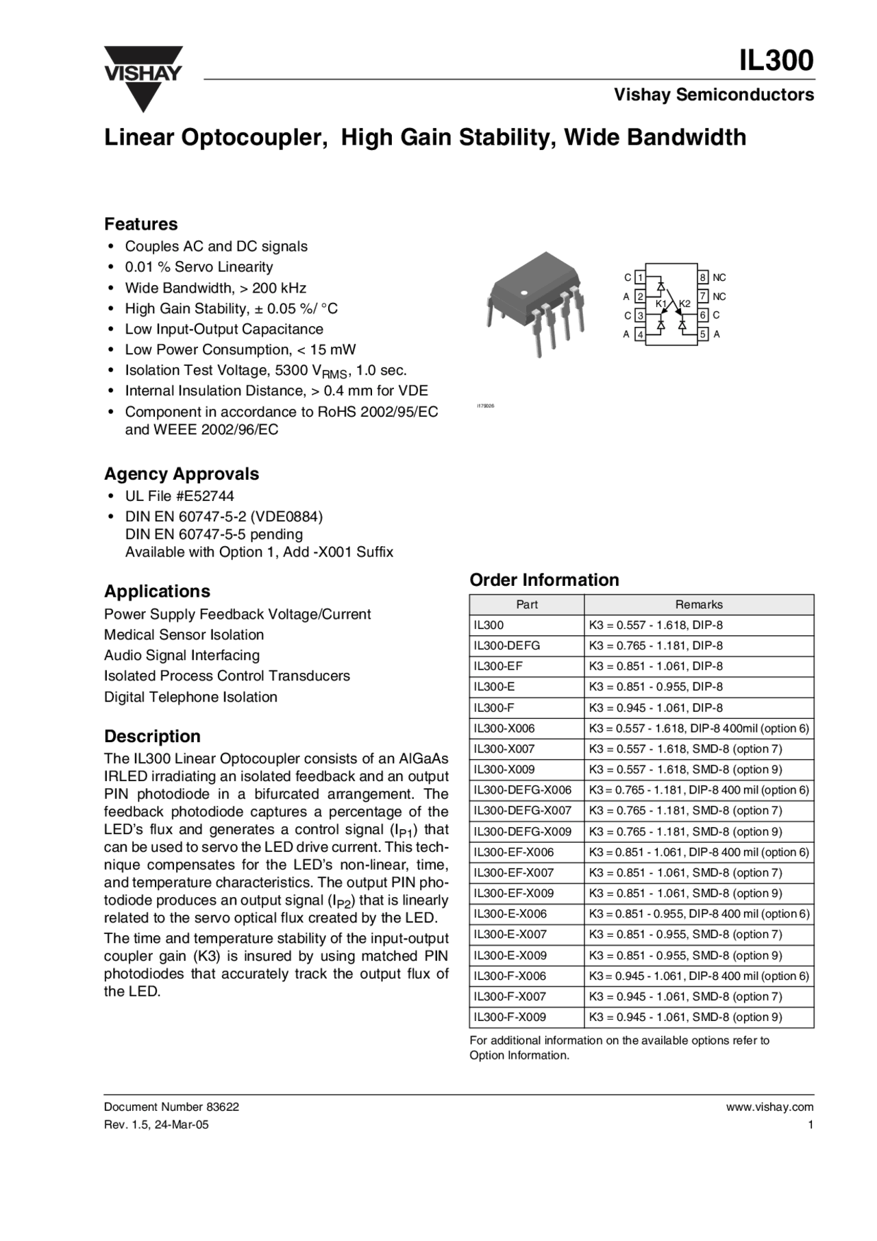 Notes on Linear Optocoupler, High Gain Stability, Wide Bandwidth ECE