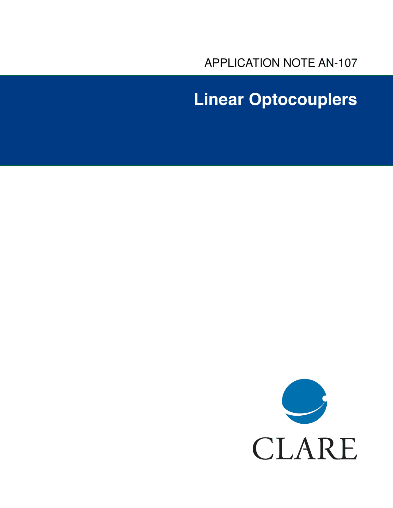Lecture Notes on Linear Optocouplers ECE 5030 Docsity