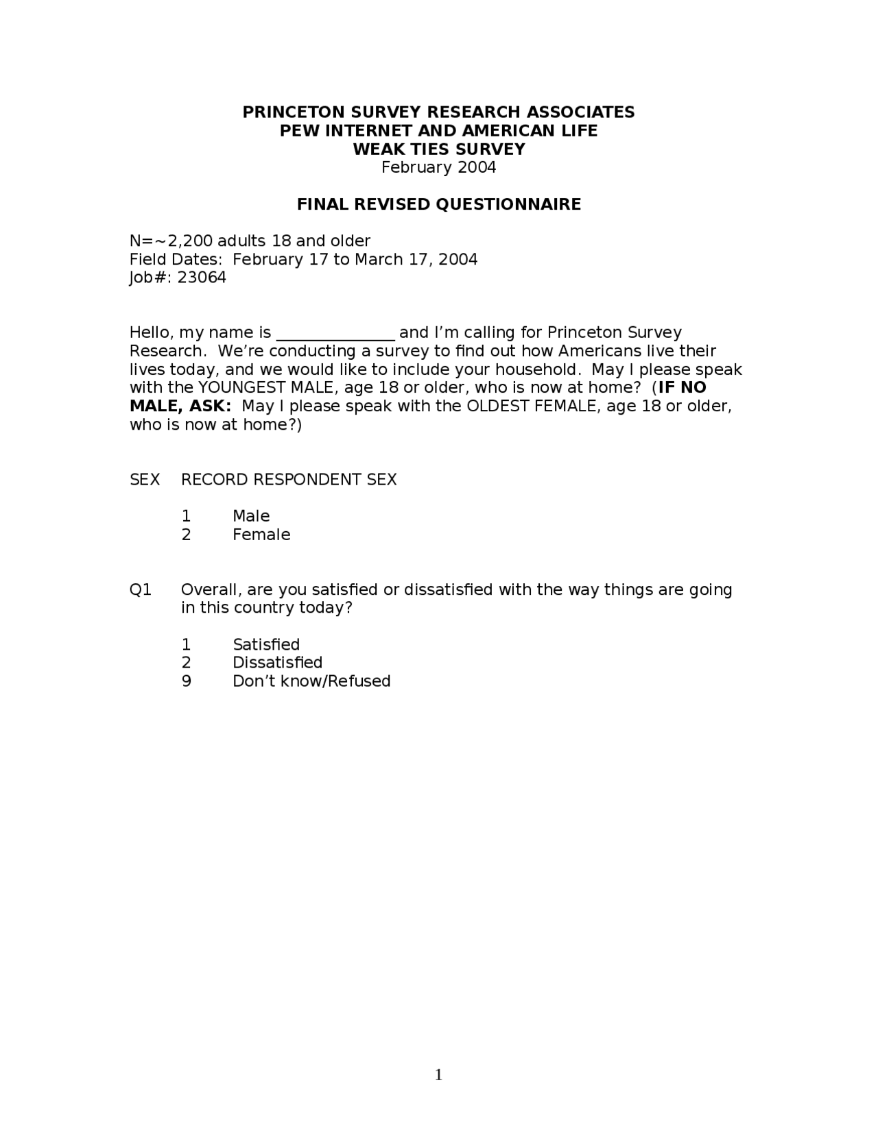 Final Revised Questionnaire - Data Analysis in Communication Science ...