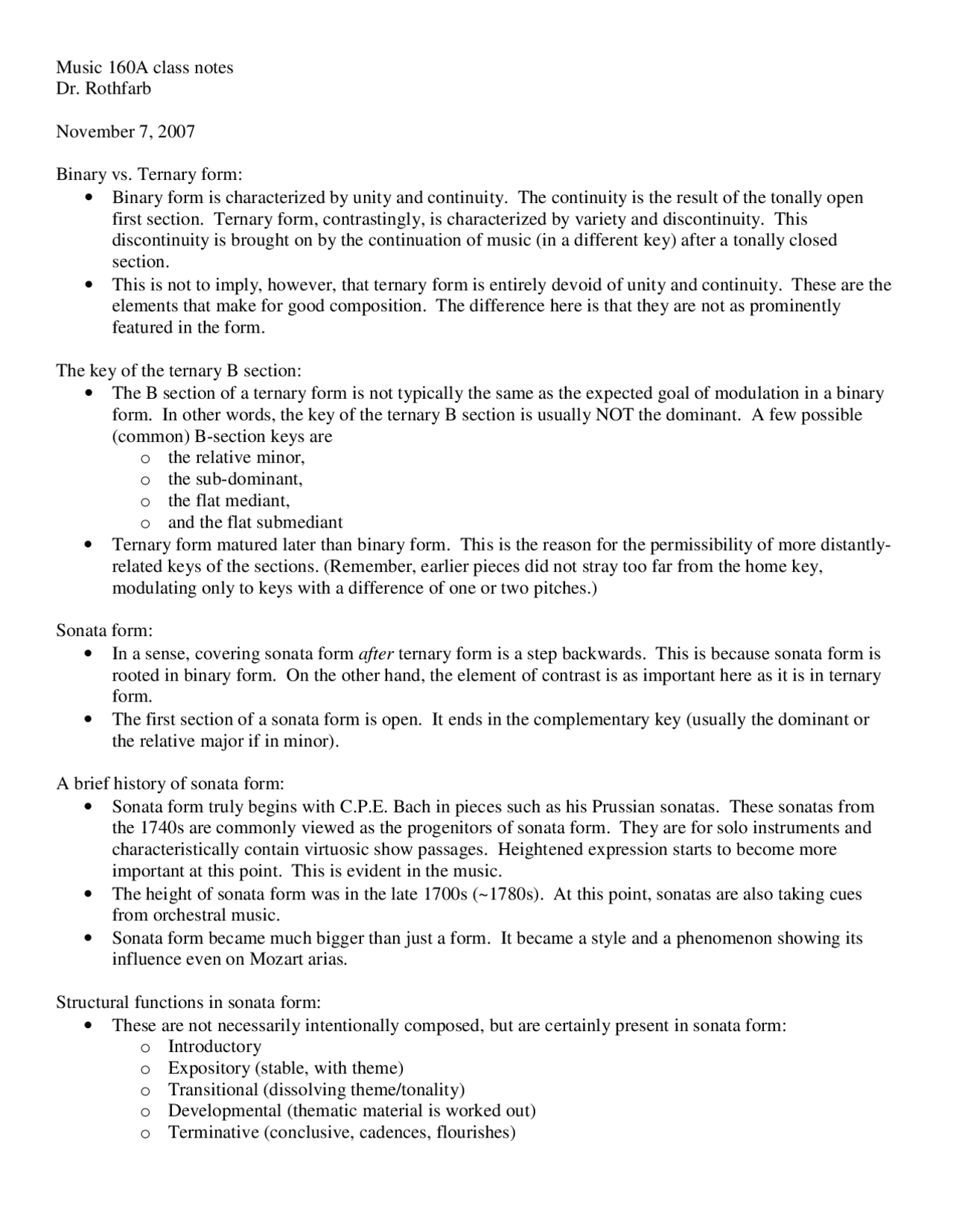 Lecture Notes on Structure of English Composition | LING 160 - Docsity
