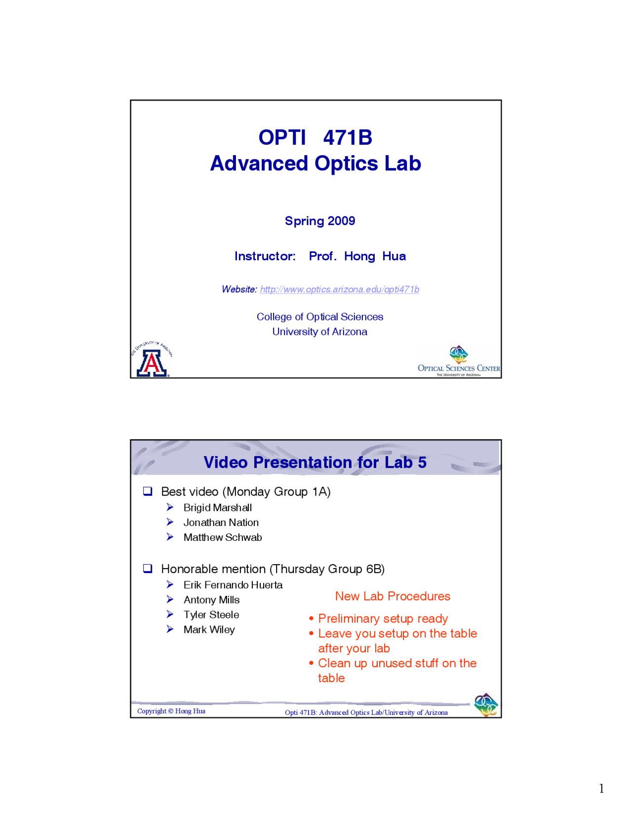 Lecture Slides on One-Axis Rayfan at Marginal Focus | OPTI 471A | Lab ...