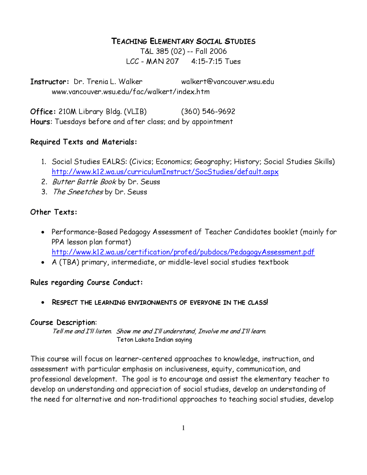 Teaching Elementary Social Studies Study Materials T & L 385 Docsity