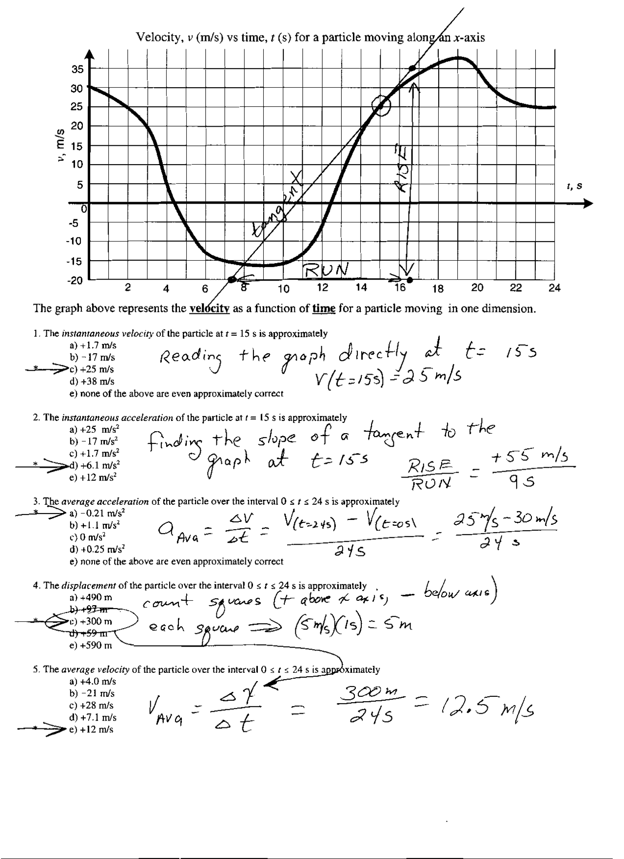 Solved Questions on Introduction to Physics - Exam 2 | PHYS 1100 - Docsity