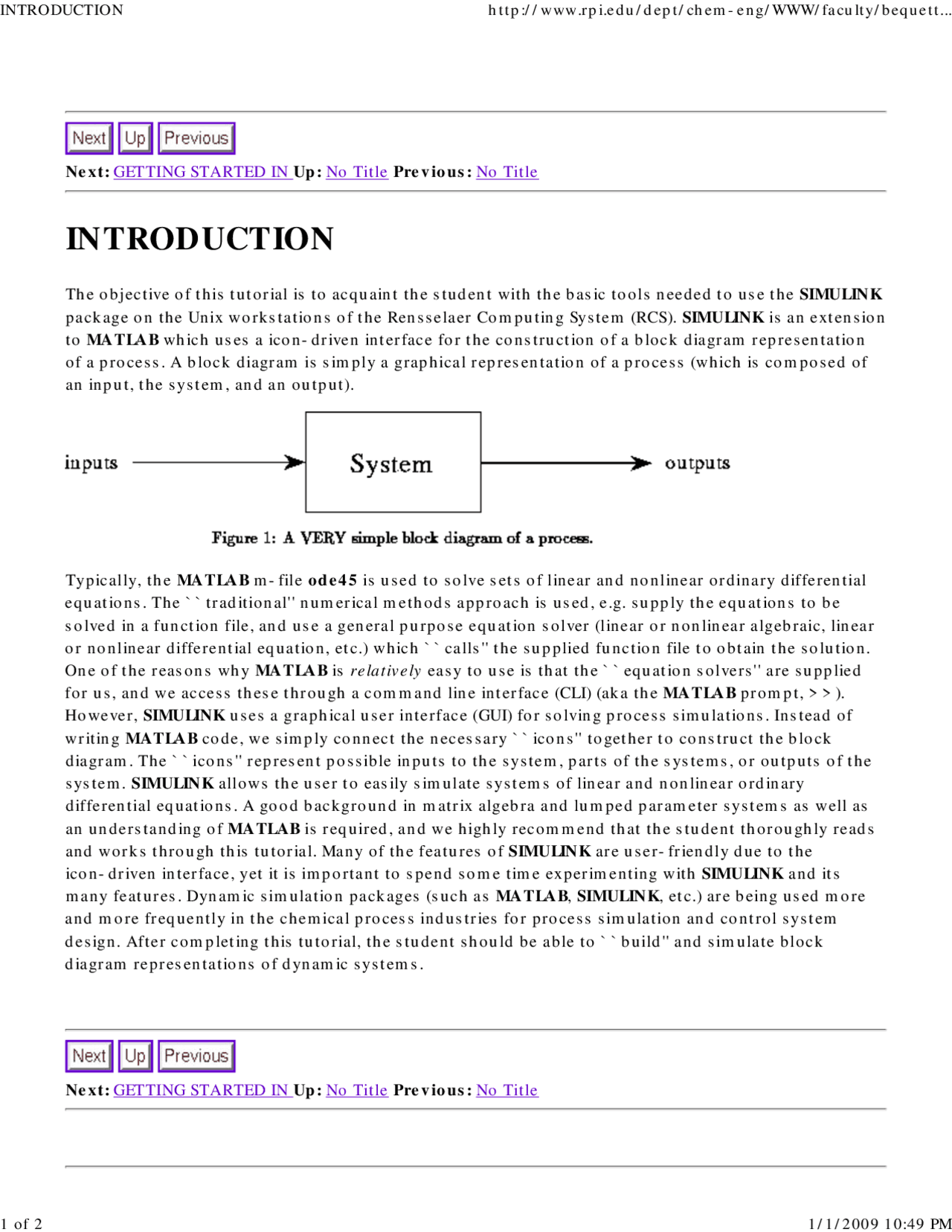 Introduction to the Block Diagram Construction MUS A 45 Docsity