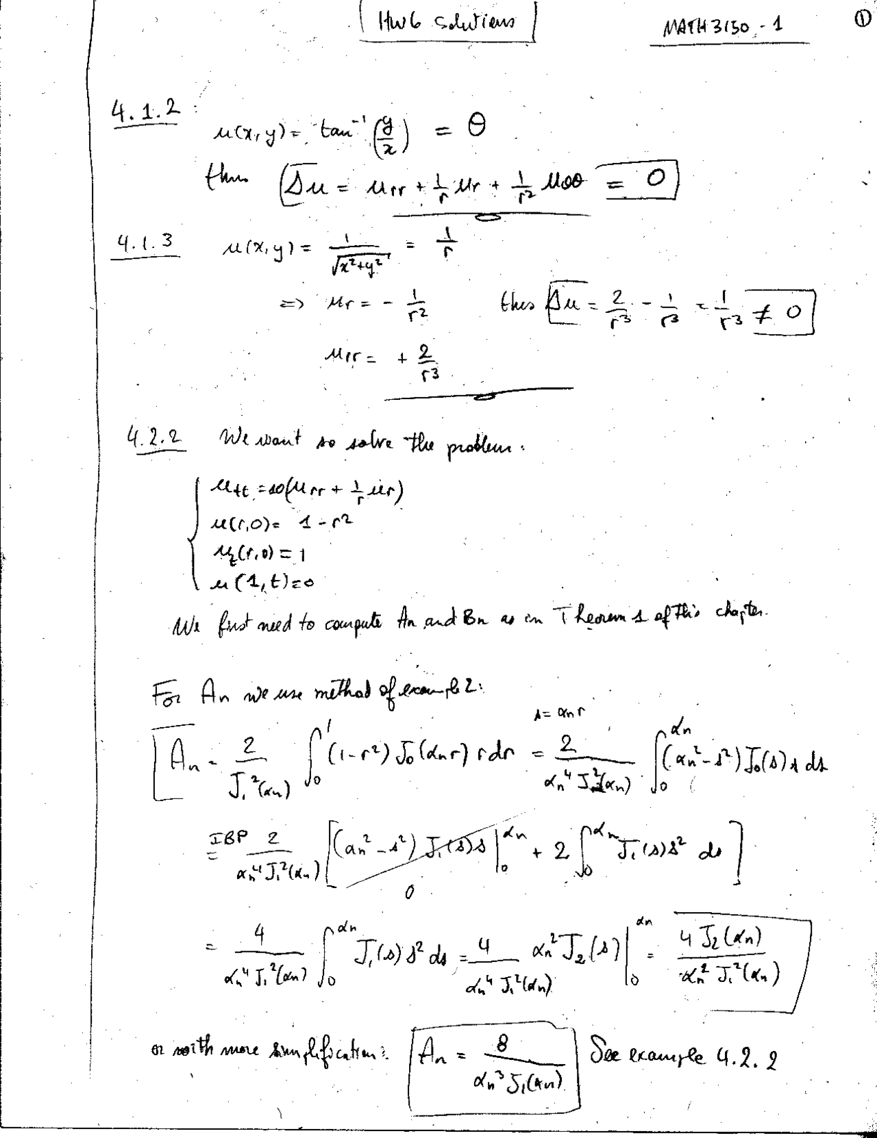 Partial Differential Equations For Engineers Homework 6 Solutions