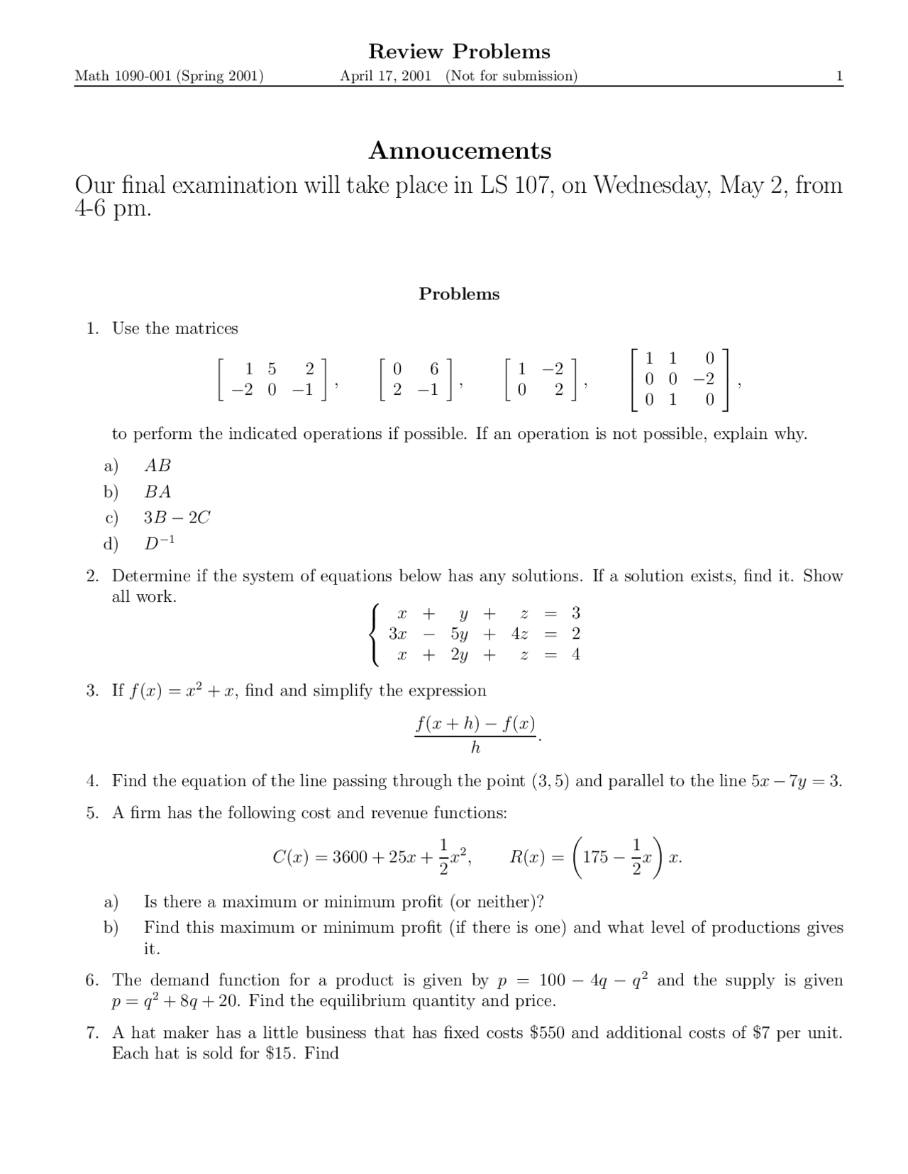 Final Exam Problems - Corners and Orientation of Last Layer Algorithms ...
