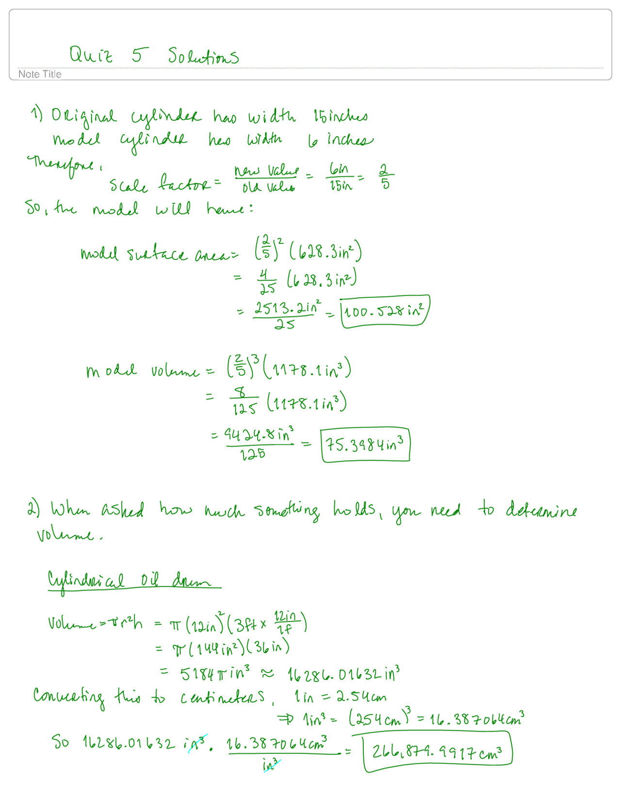 Quiz 5 Solutions - Introduction to Quantitative Reasoning | MATH 1030 ...