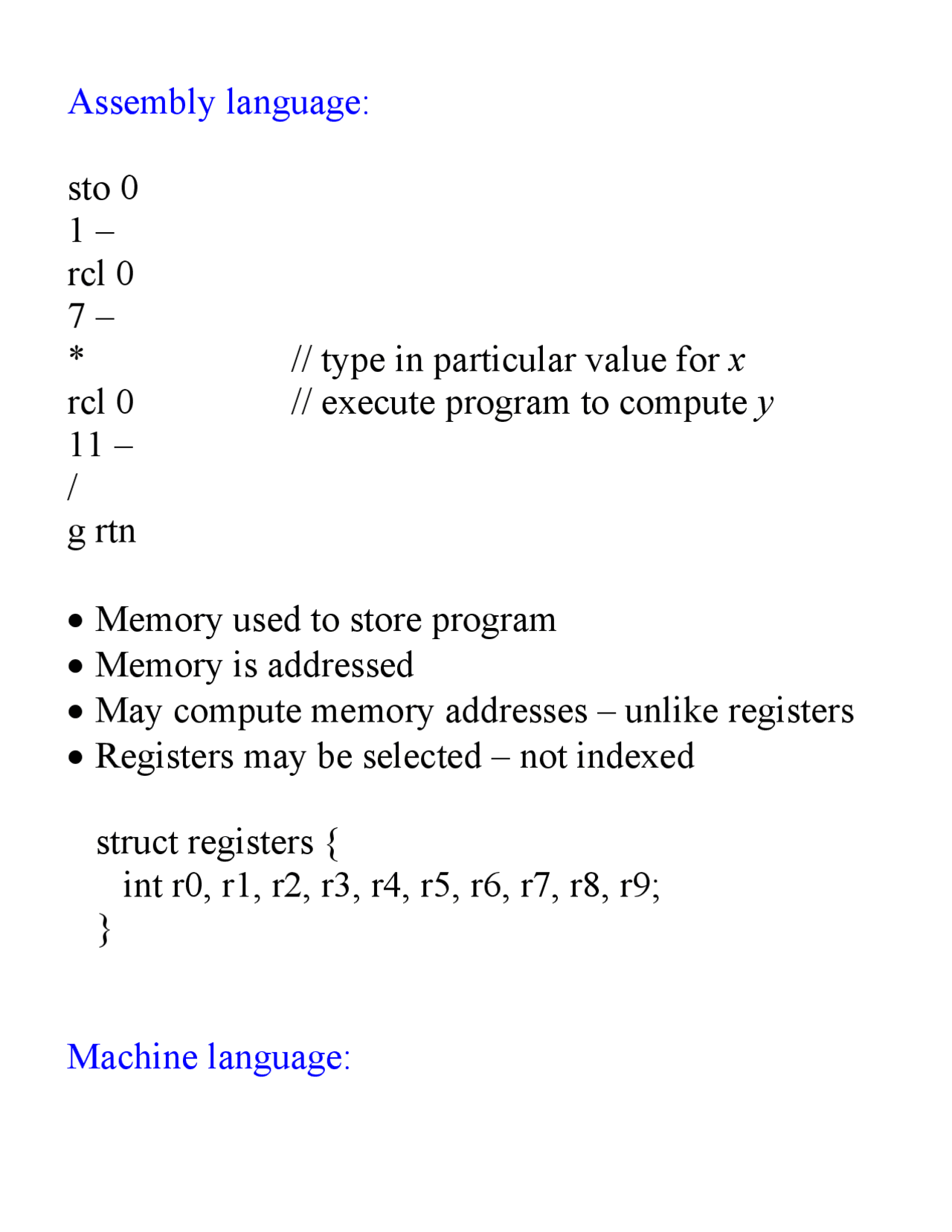 Understanding Assembly and Machine Language: A Comparison | Exams ...