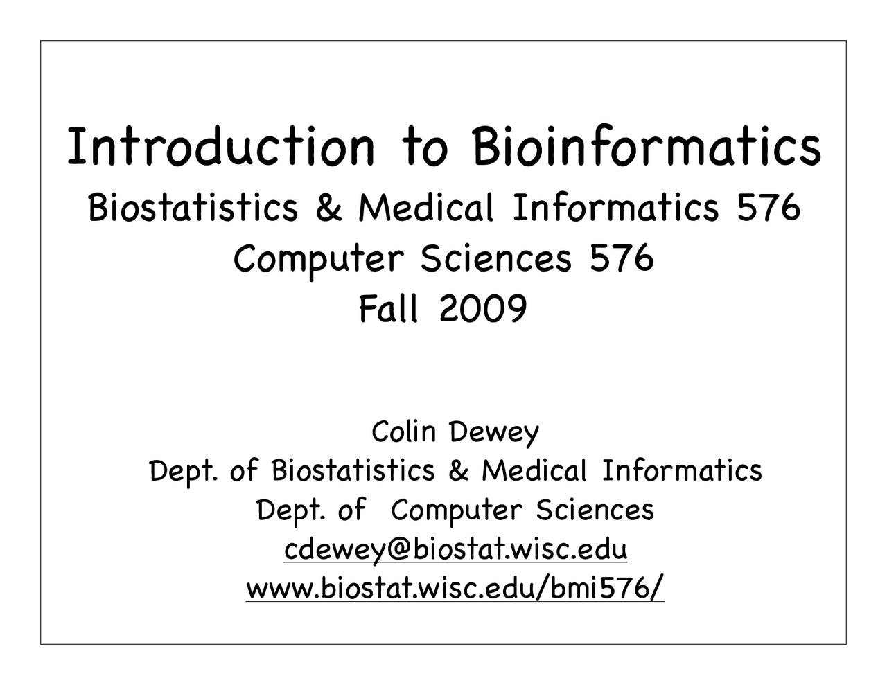 Programming Languages - Introduction to Bioinformatics | COMP SCI 576 ...