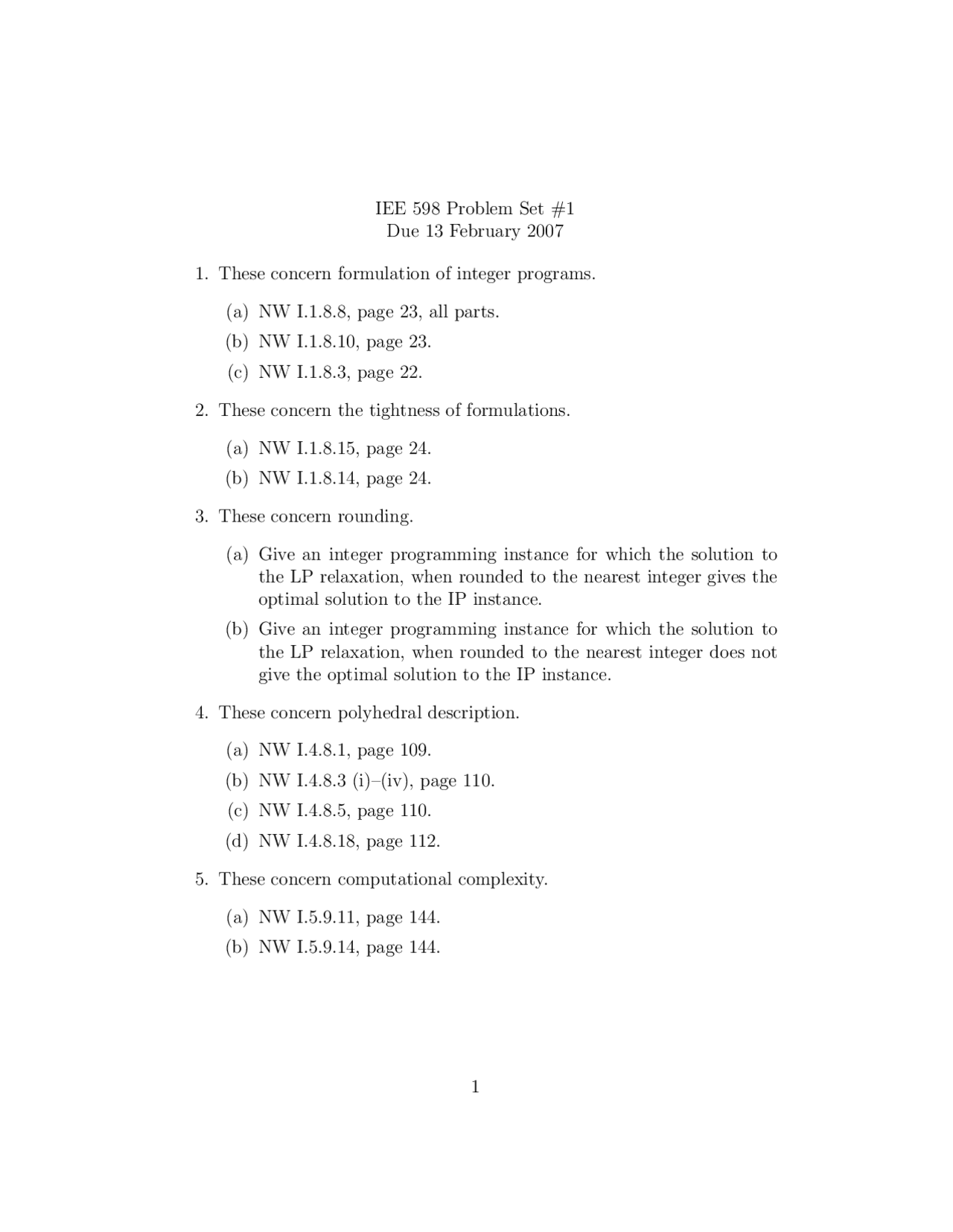 Iowa State Engineering Problems Paper Problem Set I - Stochastic Operations Research | IEE 598 | Assignments ...