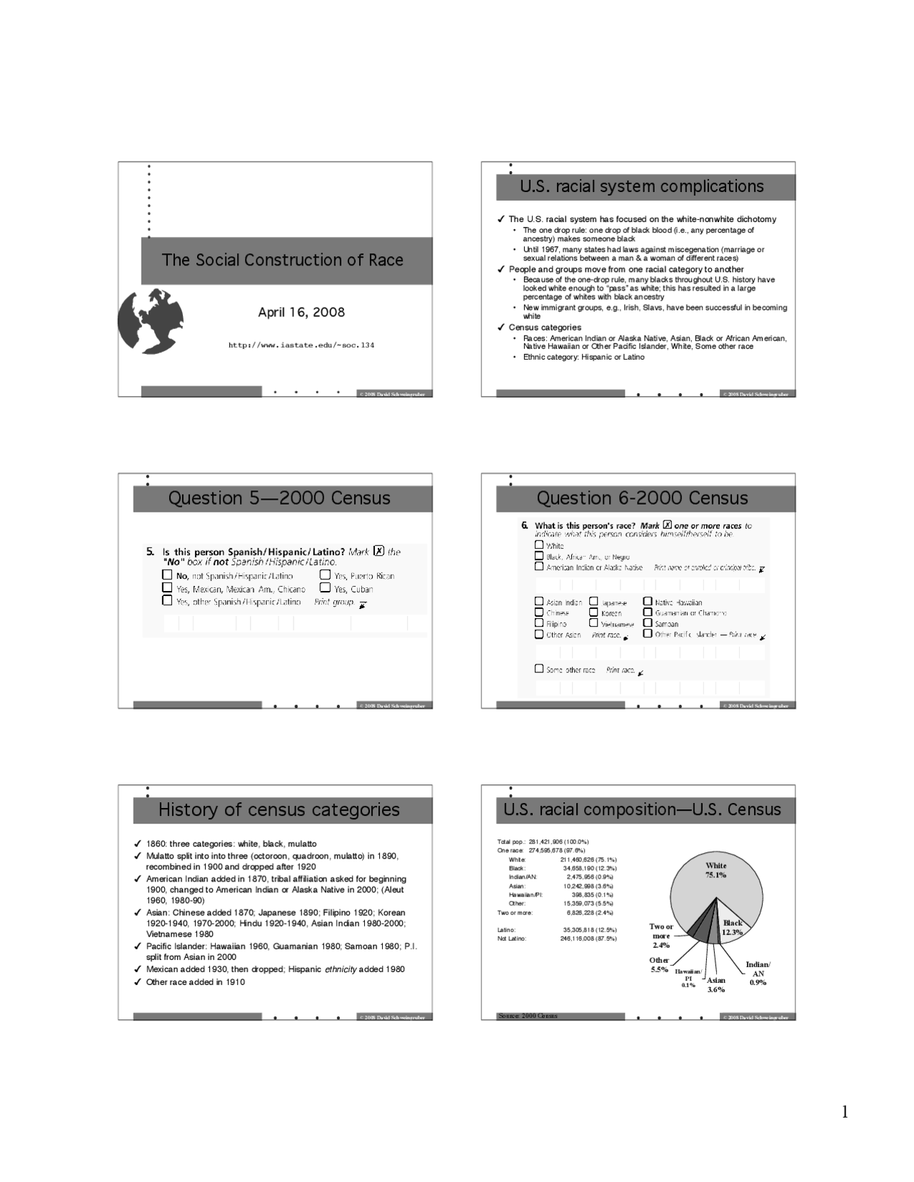 Other Races The Evolution of Racial Categories in the U.S. Census | Study notes ...
