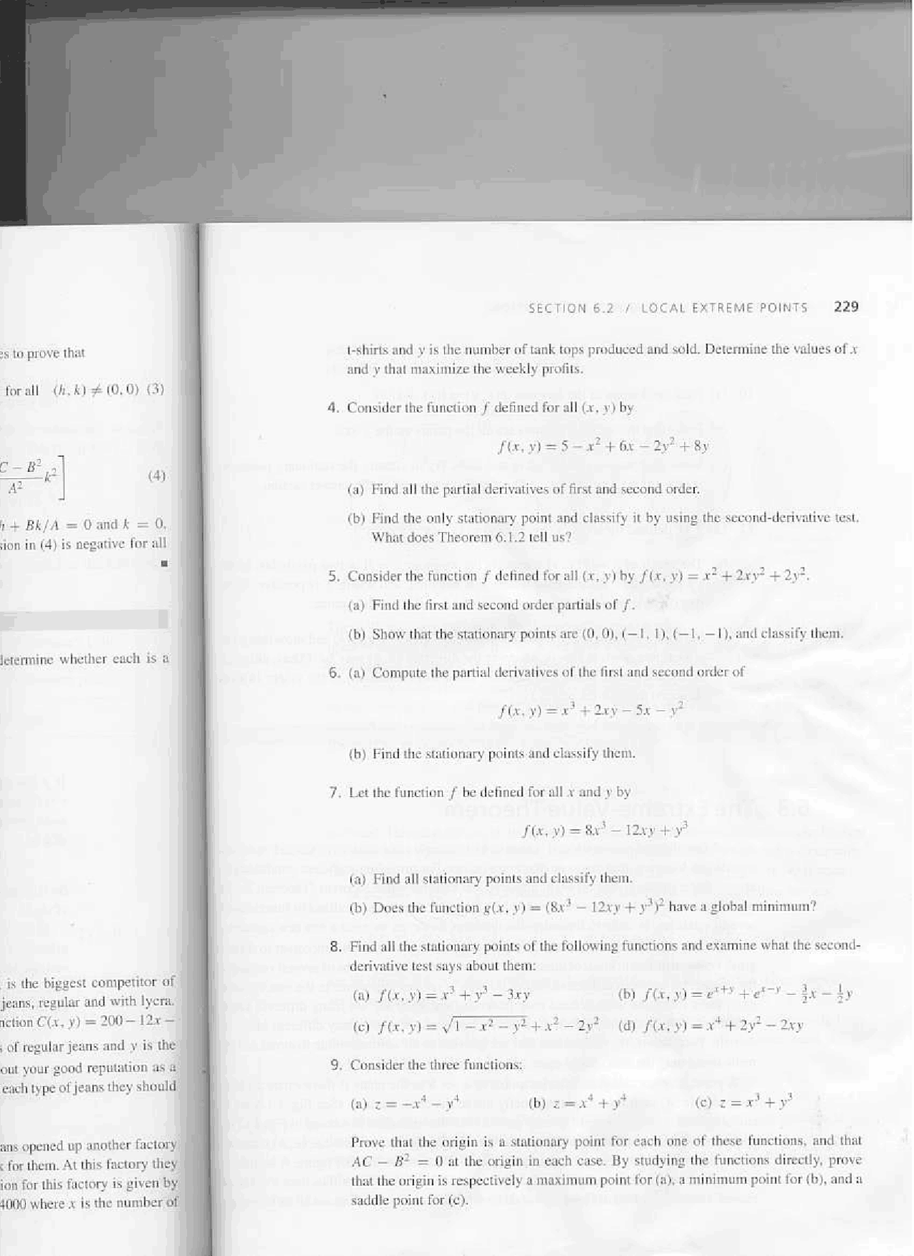 Questions on Mathematics for Business Analysis | MAT 211 - Docsity