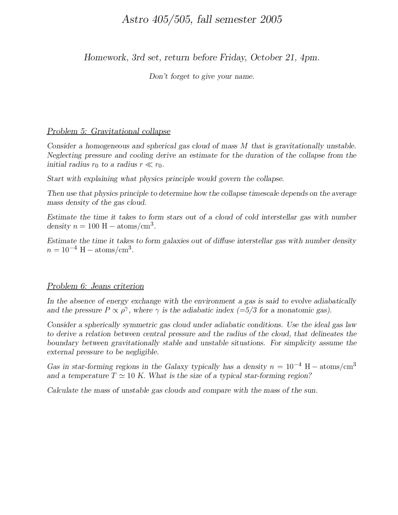 Assignment 3 Questions for Astropsychology Process | ASTRO 405 - Docsity