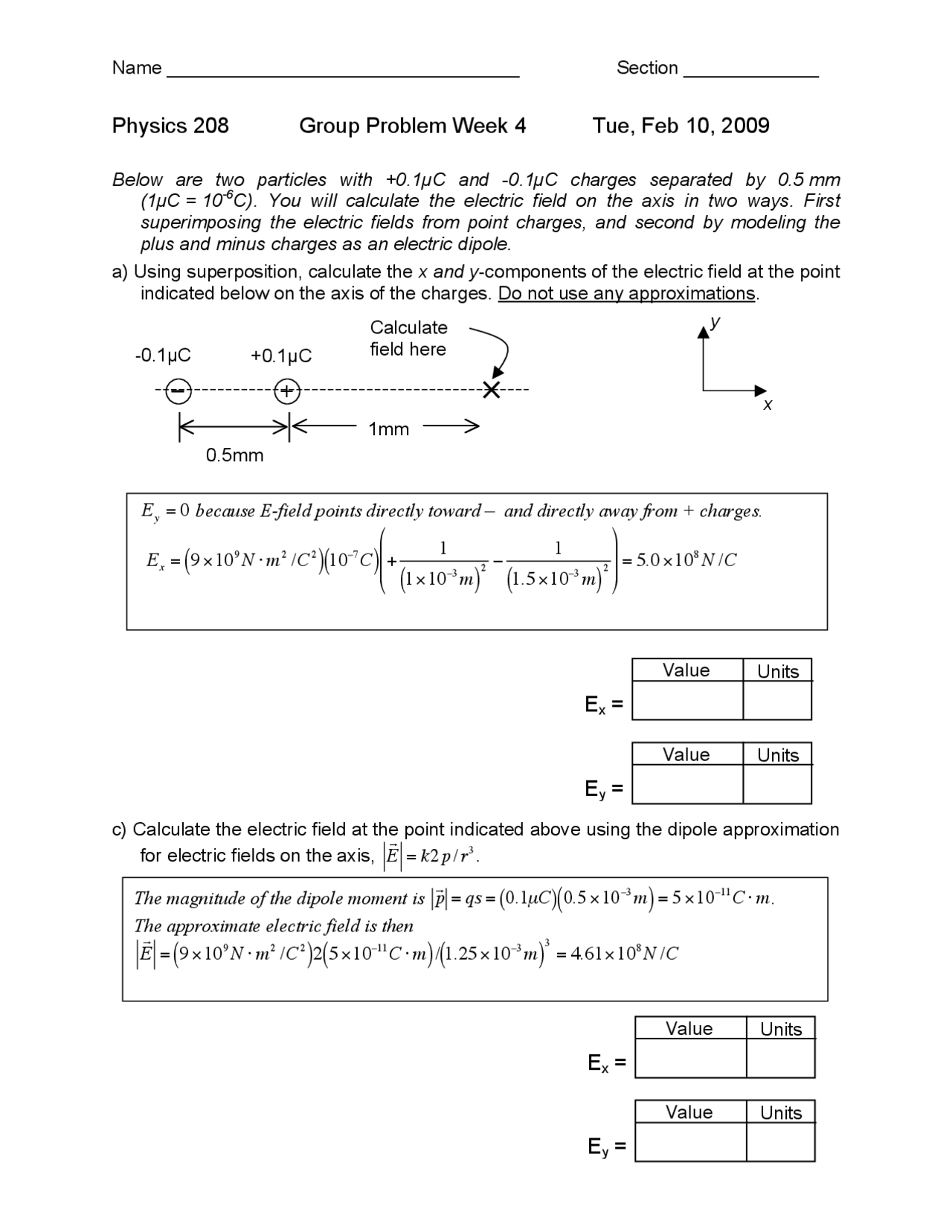 General Physics - Exam Question | PHYSICS 208 - Docsity