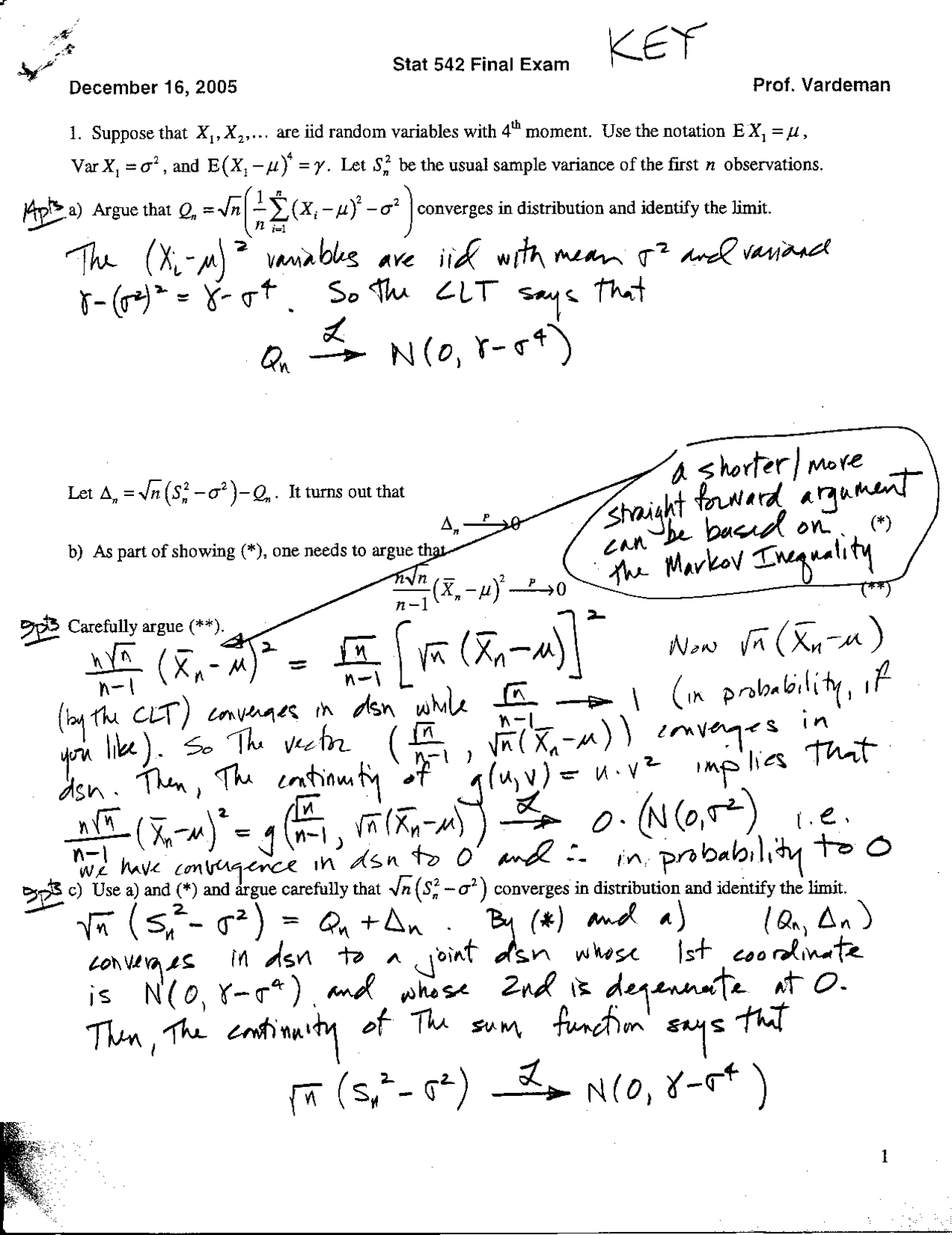 Final Exam with Answers Key - Theory Probability and Statistics I ...