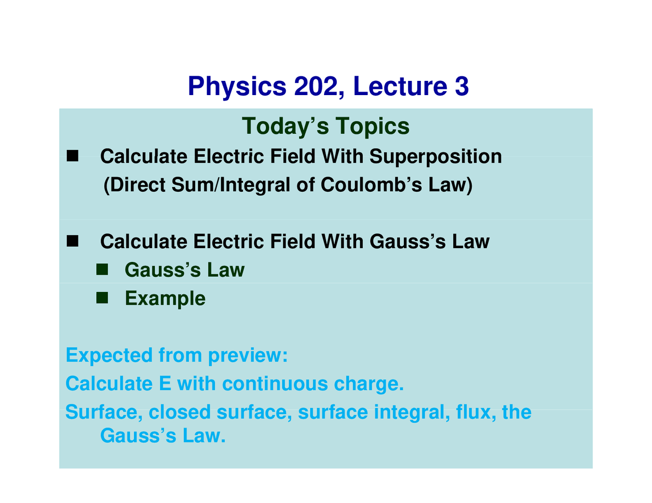 Calculate Electric Field with Superposition - Lecture Slides | PHYSICS ...