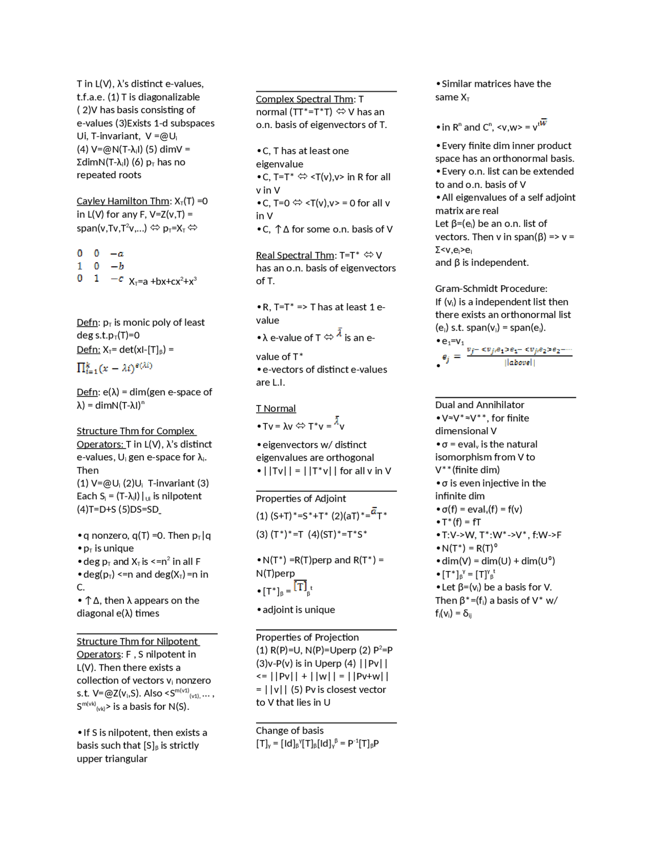 Formulas and Cribsheet Basic College Mathematics MATH 111I Docsity