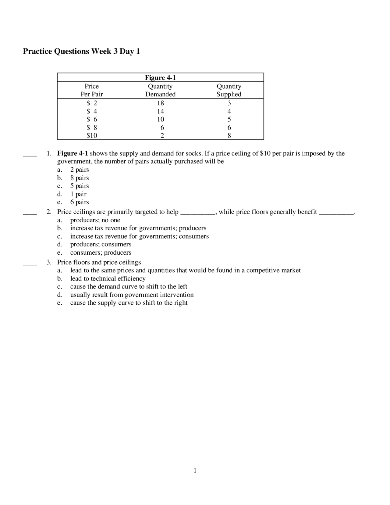 Solutions to Practice Questions Day 1 - Principles of Microeconomics ...