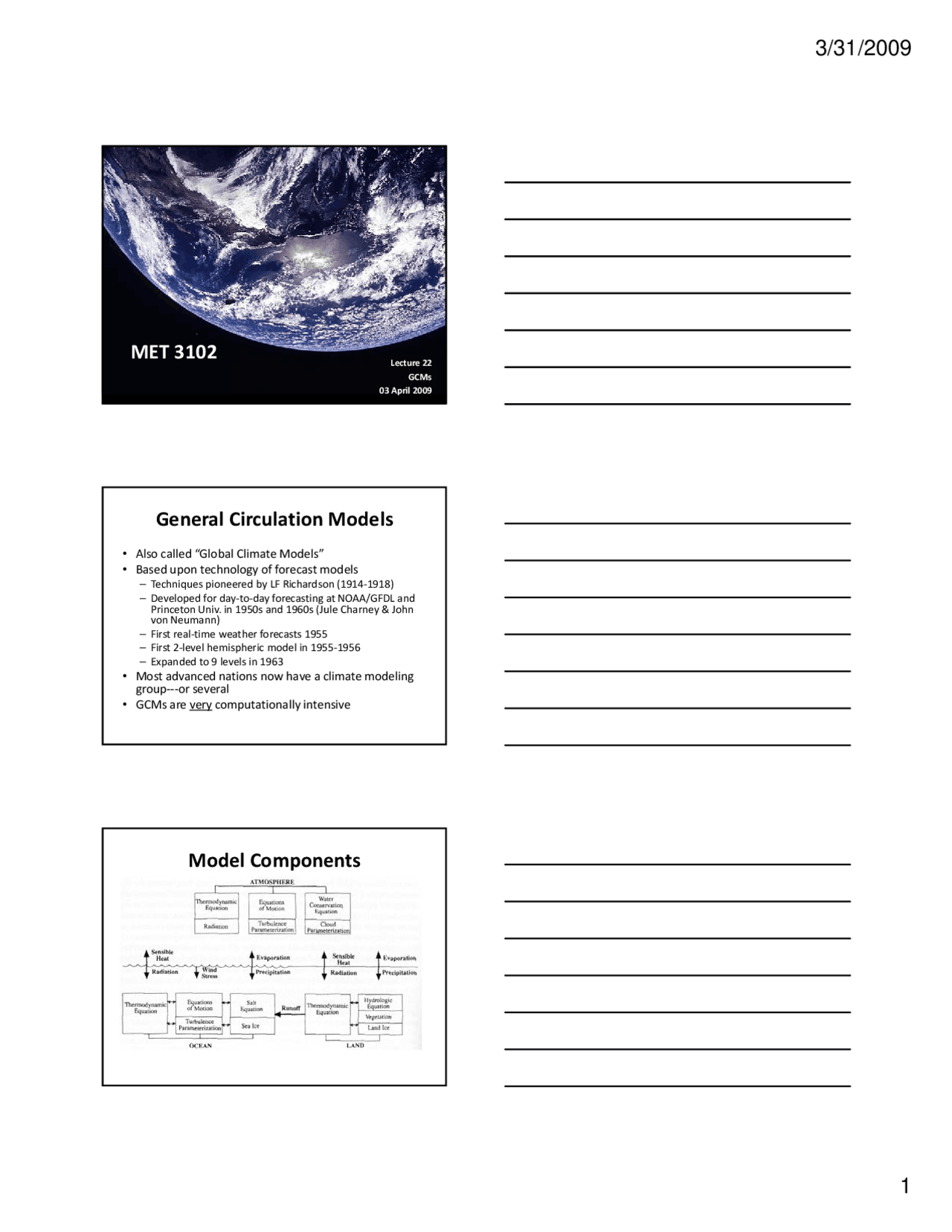General Circulation Models: Understanding the Basics of Atmospheric ...