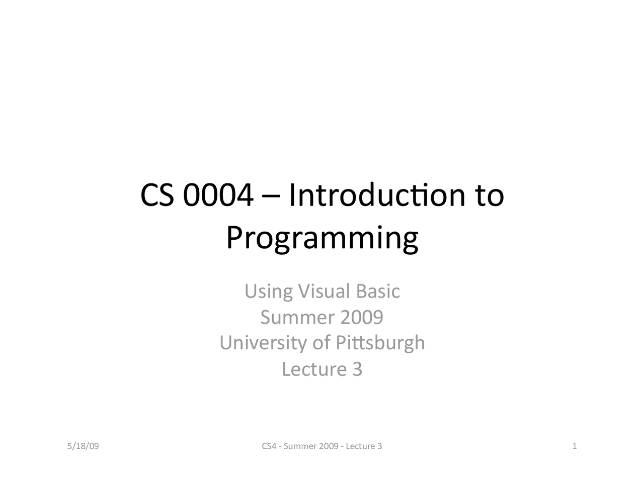 Getting Started with the Visual Base Controls CS 0004 Docsity