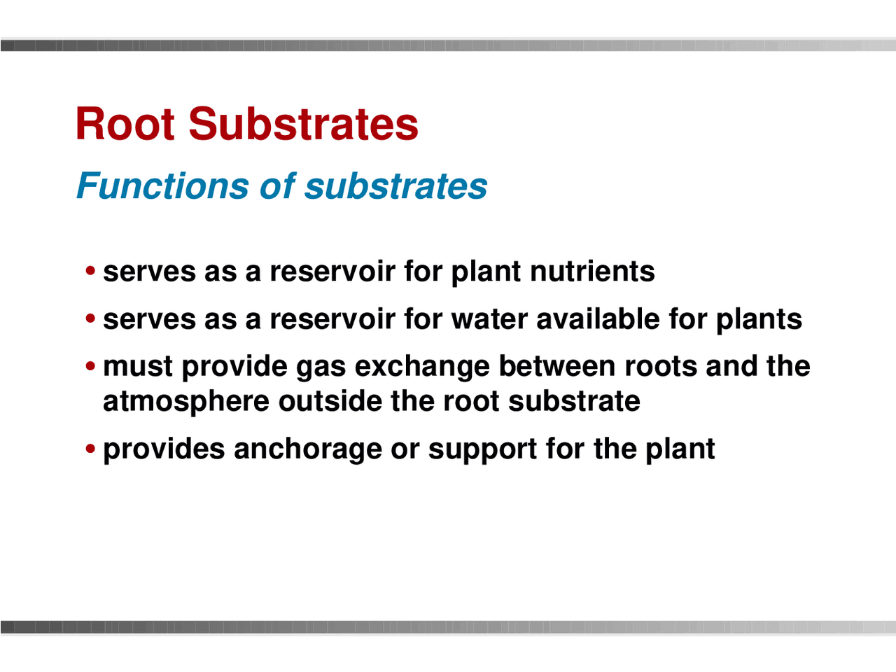 Root Substrates Limitations of Materials - Greenhouse Management I ...