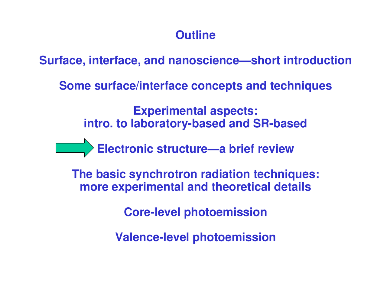 Surface, Interface and Nanoscience - Lecture Slides | ANT 135 - Docsity