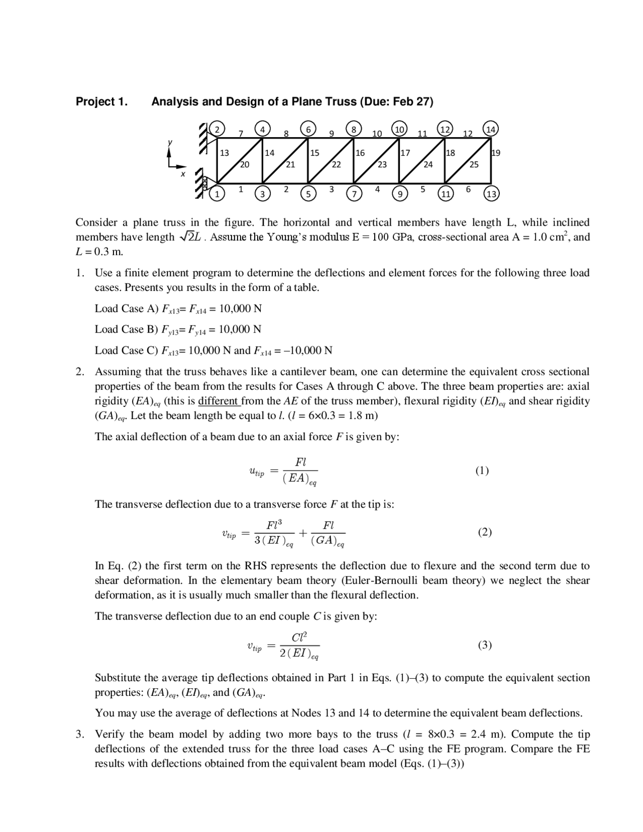 Analysis and Design of Torque Arm - Project 2 | EML 4500 - Docsity