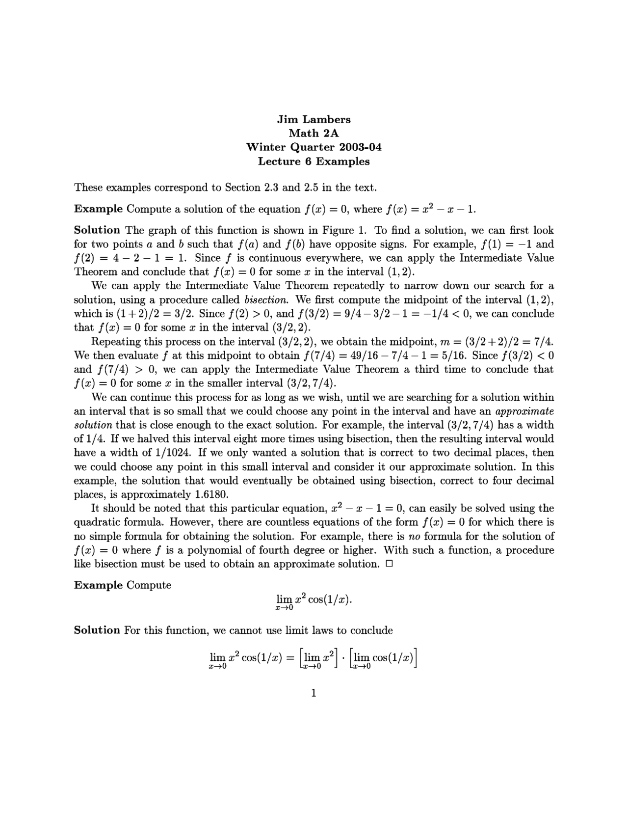 Calculus - Examples with Resolution | Math 2 | Study notes Calculus ...