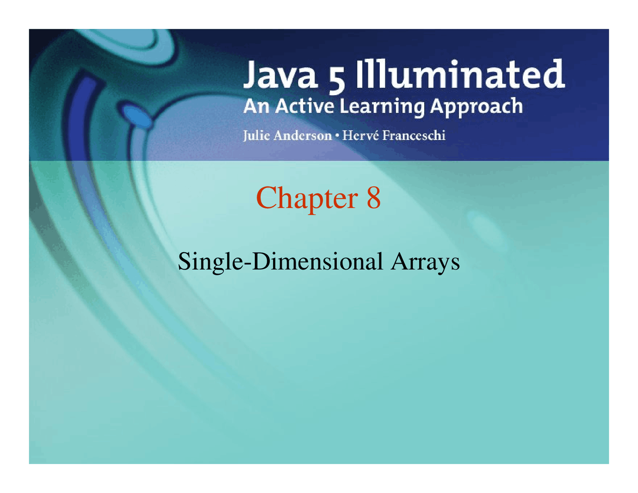 Single-Dimensional Arrays - Java Programming | COP 2250 - Docsity