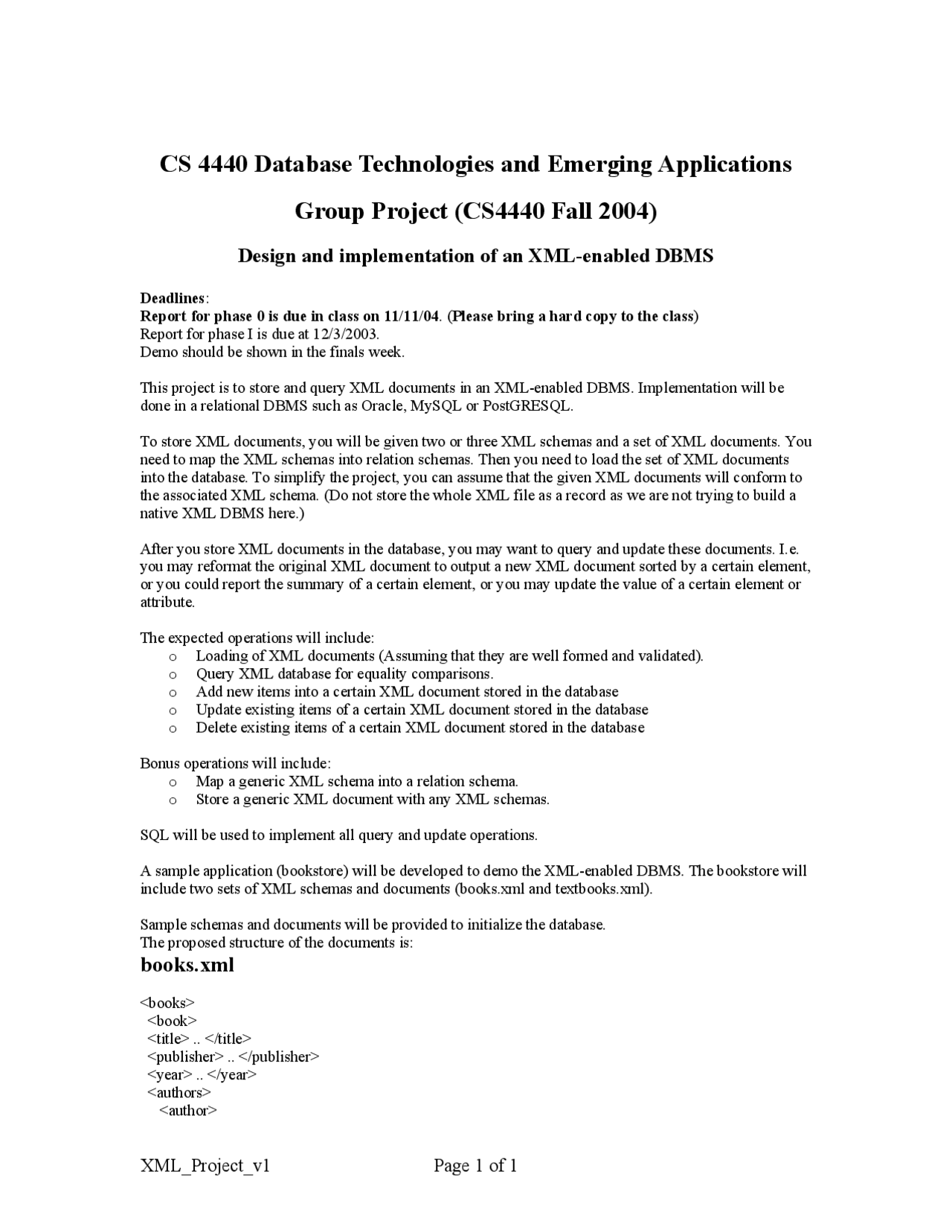 An Introduction to Database Technologies and Emerging Applications | CS ...