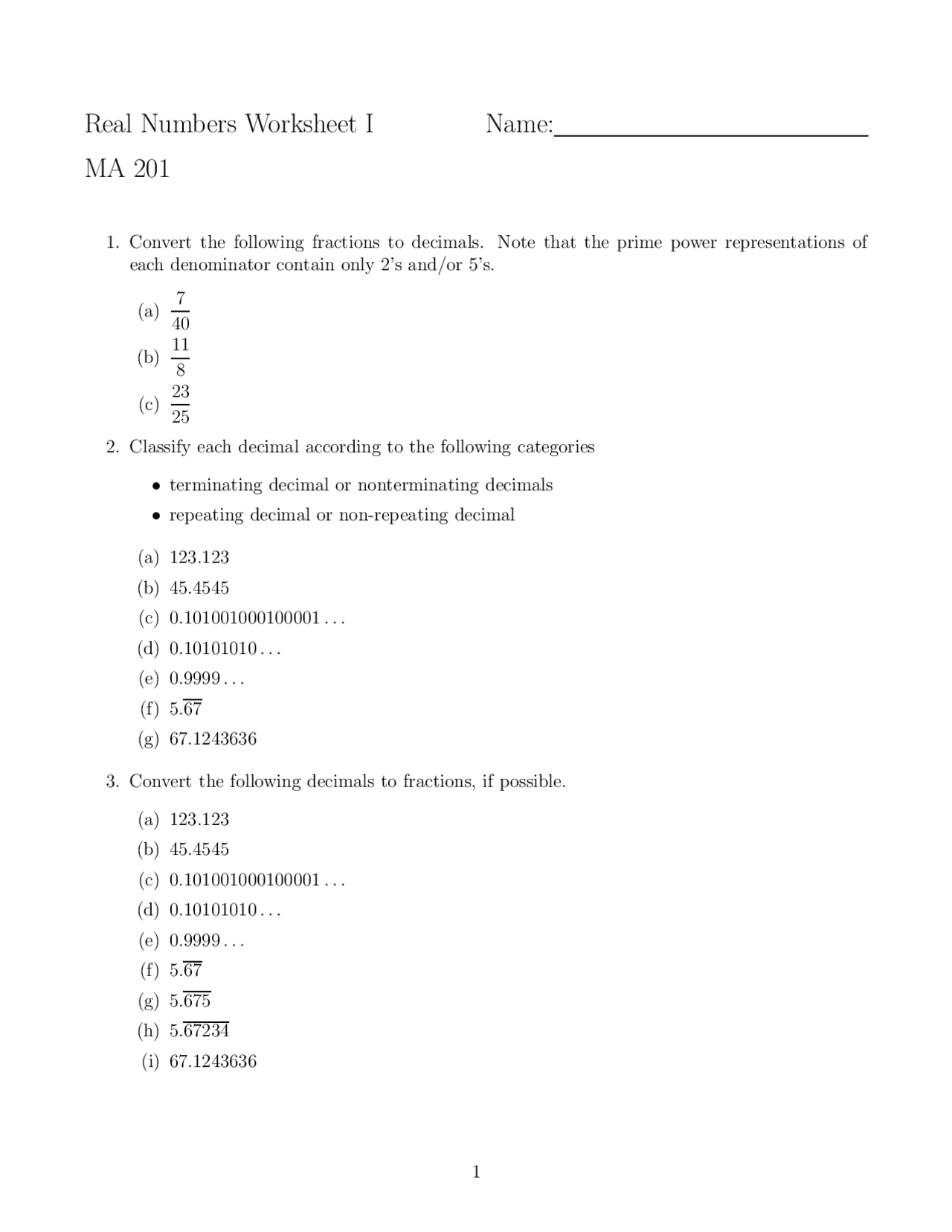 Ma Math Problems Task Examples Sample Questions for Assignment 1 - Math for Elementary Teachers | MA ...