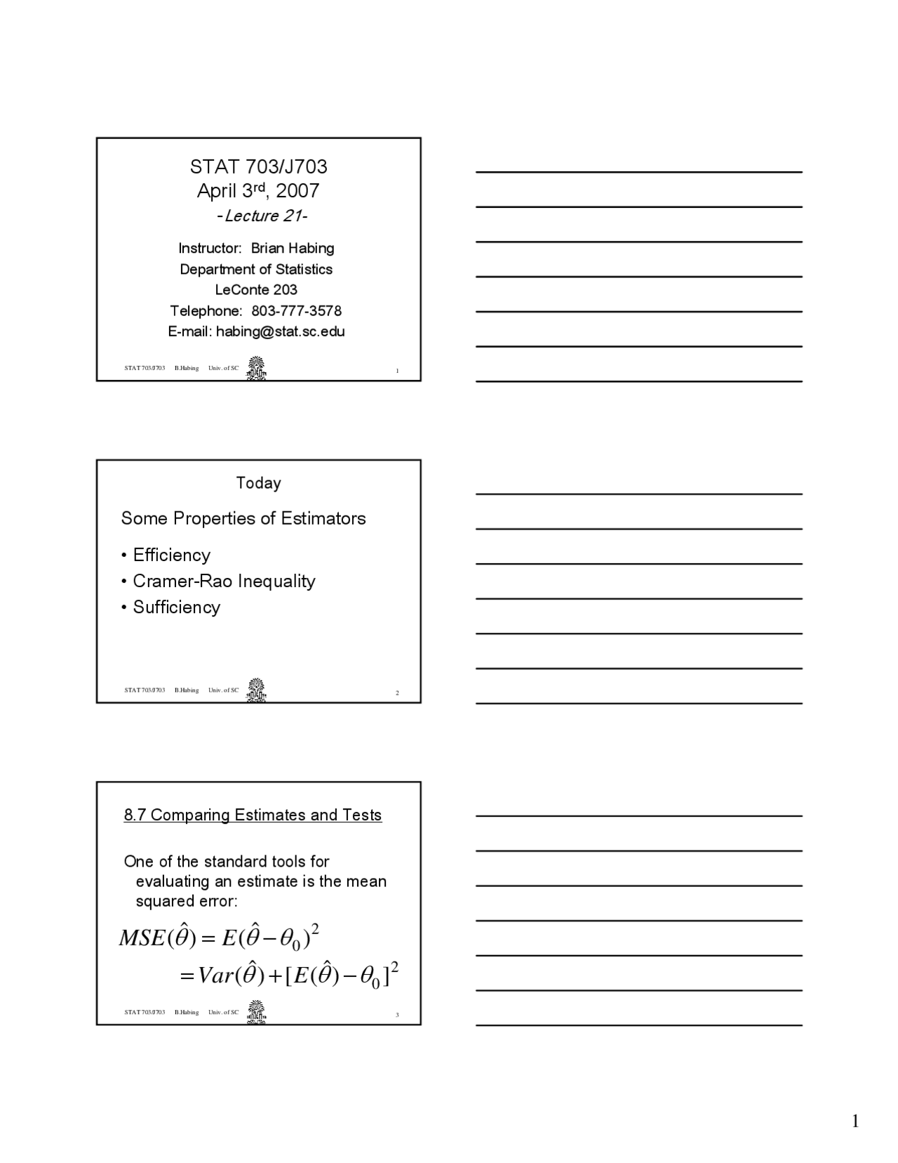 The asymptotic relative efficiency lecture slides stat 703 docsity