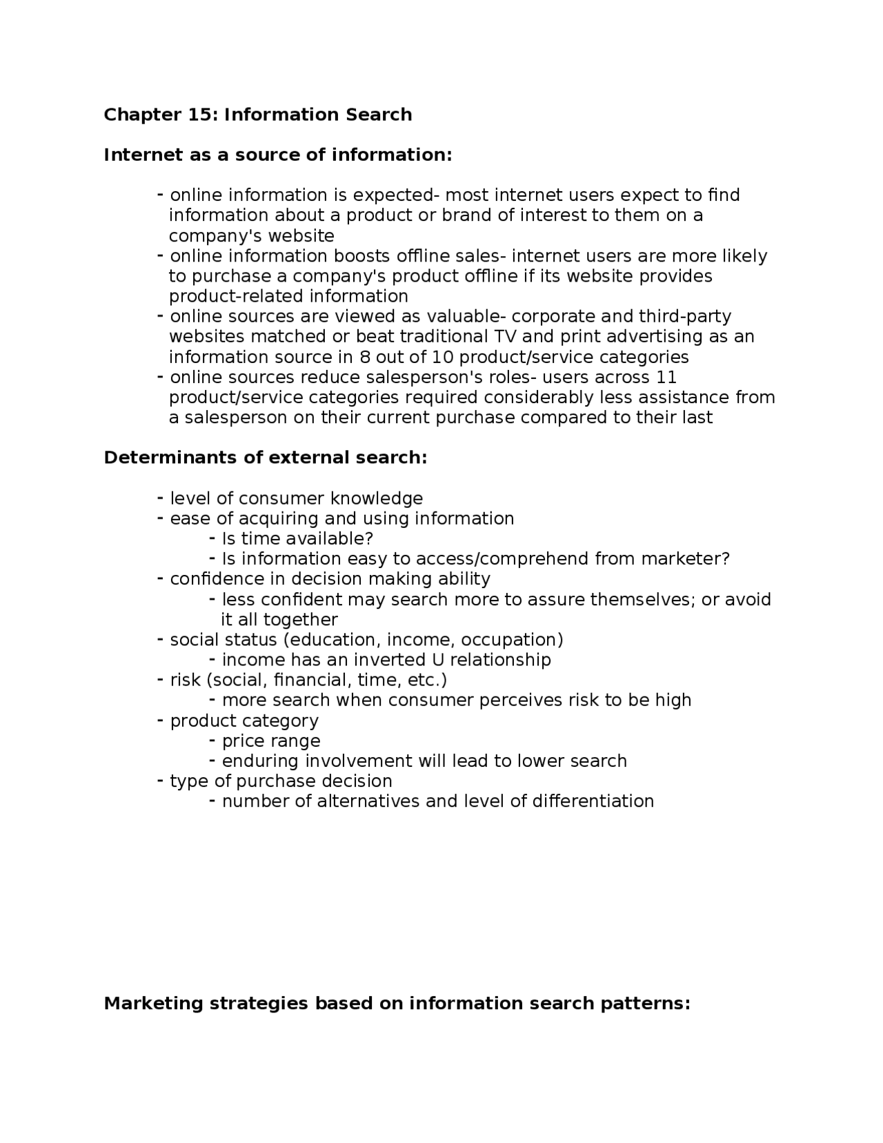 Information Search, Alternative Evaluation and Selection | Consumer ...