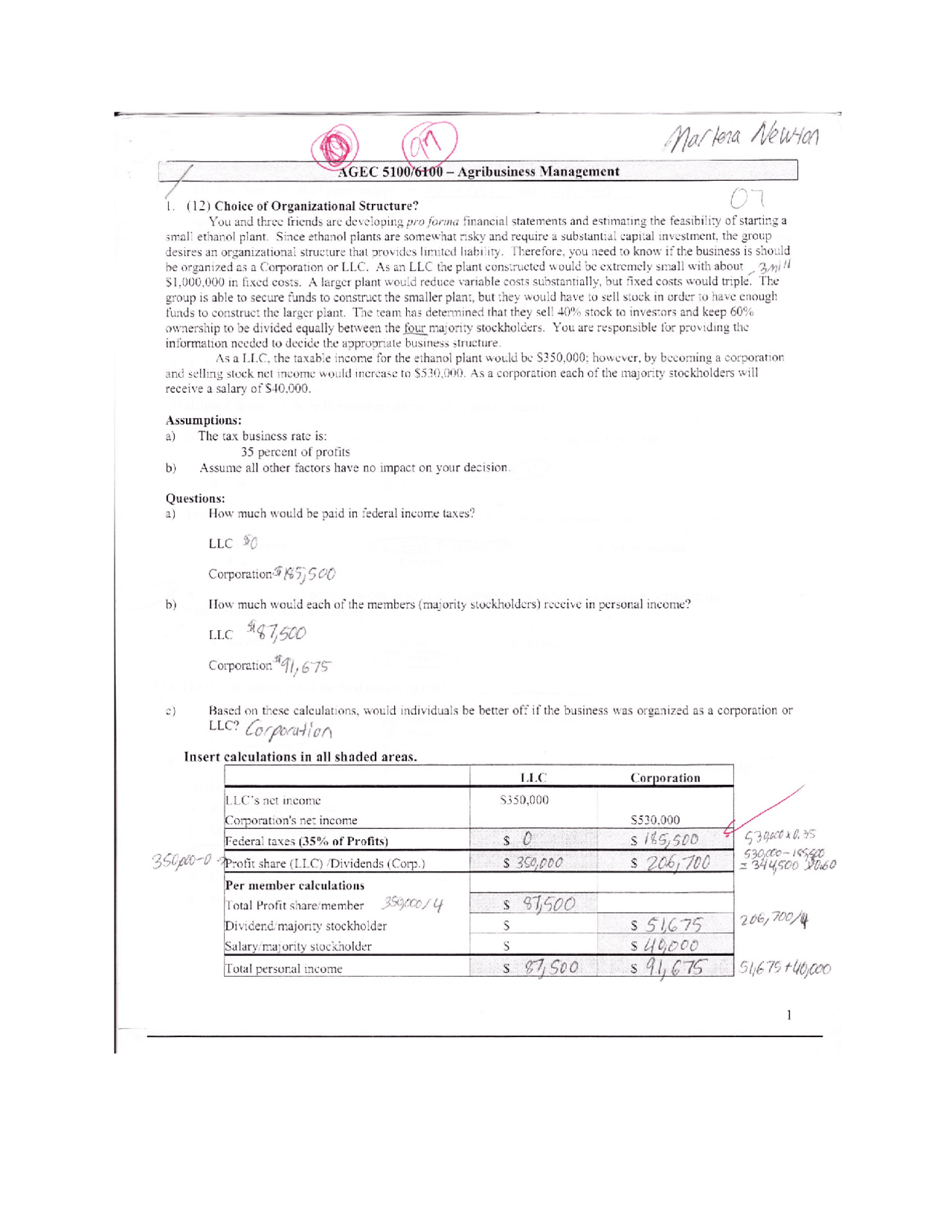 Introduction to Anatomy and Physiology | AGEC 5100 - Docsity