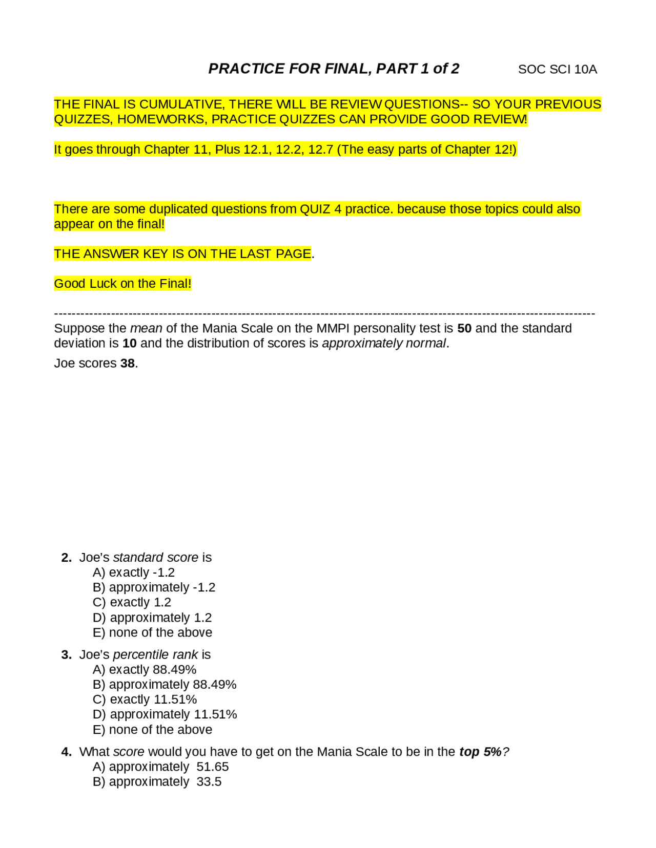 mmpi test answers
