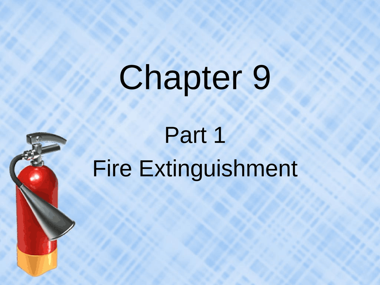 Fire Extinguishment in Emergency Preparedness Preplanning | OSH 310 ...