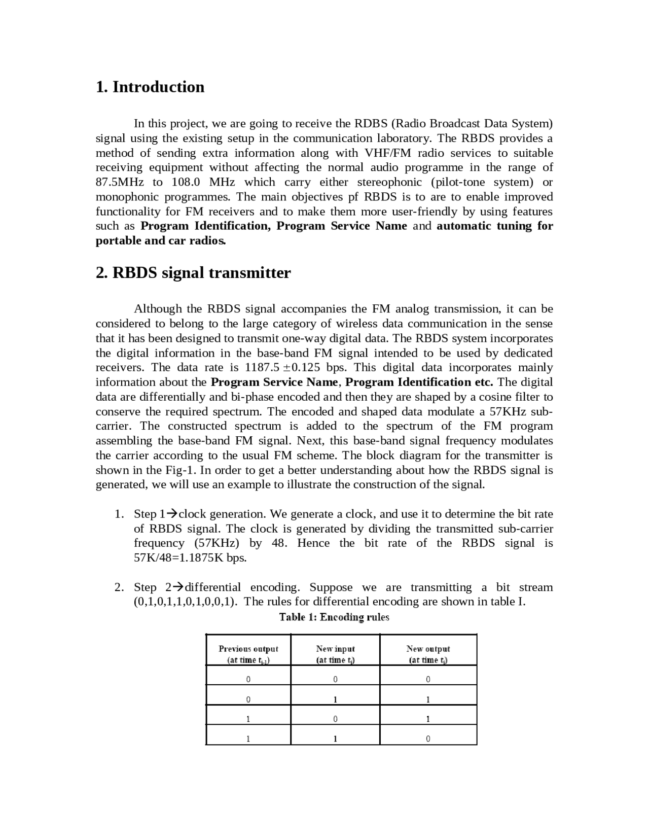 Project for Digital Communications Laboratory | ECE 463 - Docsity