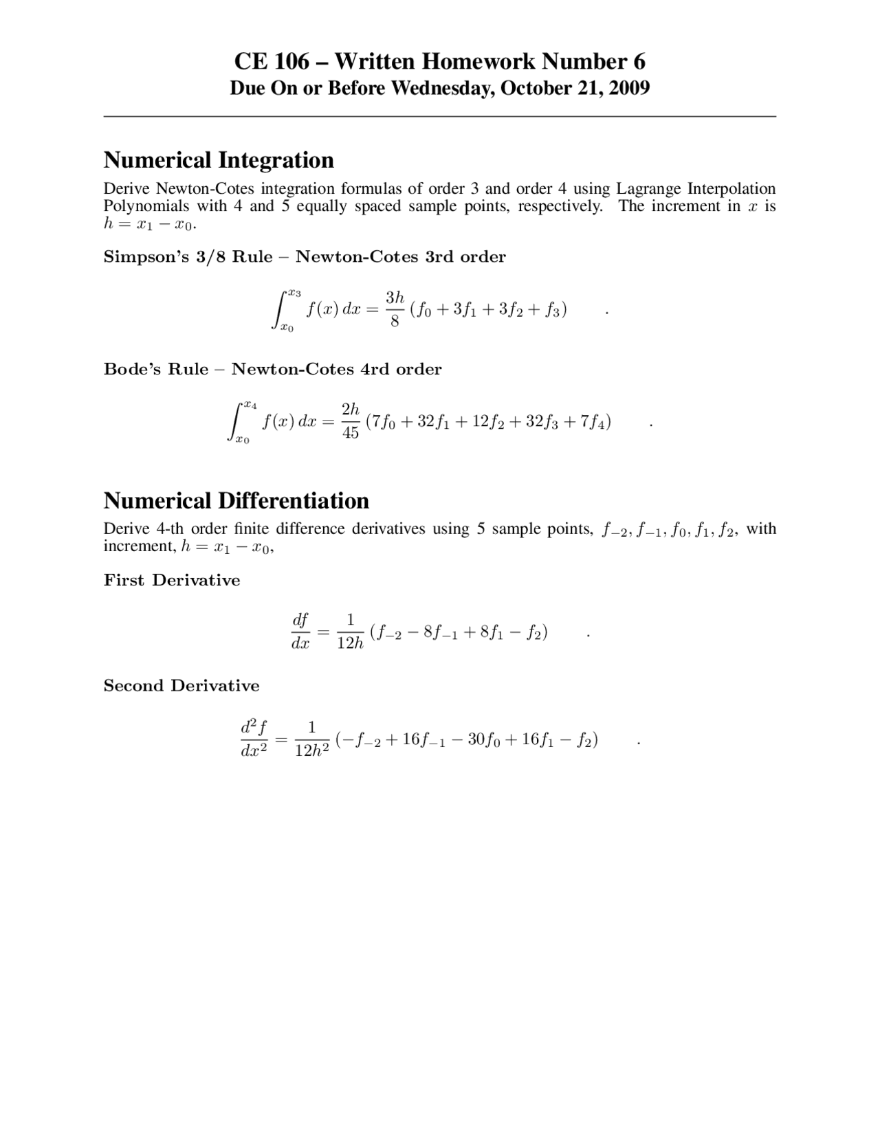 Design and Planning of Civil Engineering Systems - Assignment 6 | CE ...