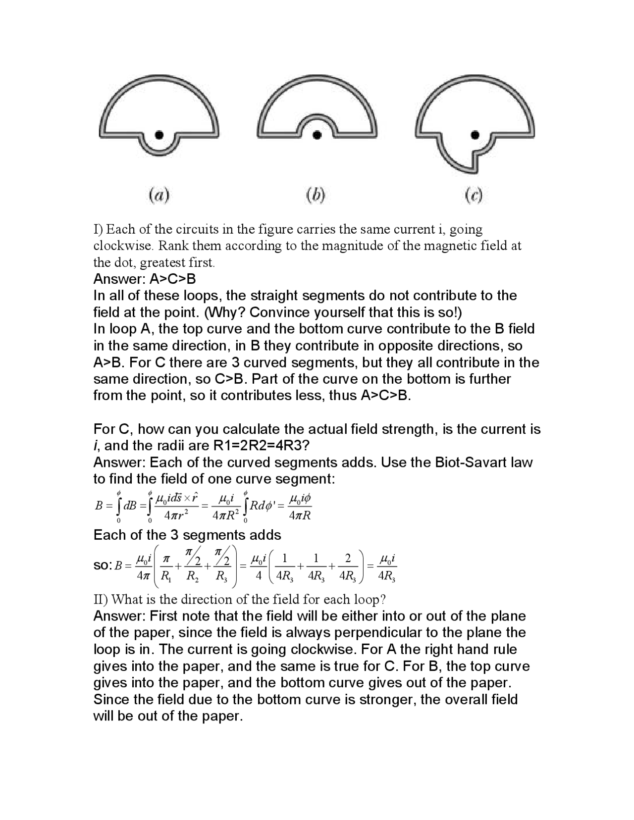 Resolution to Assignment - General Physics II | PHYS 408 | Assignments ...