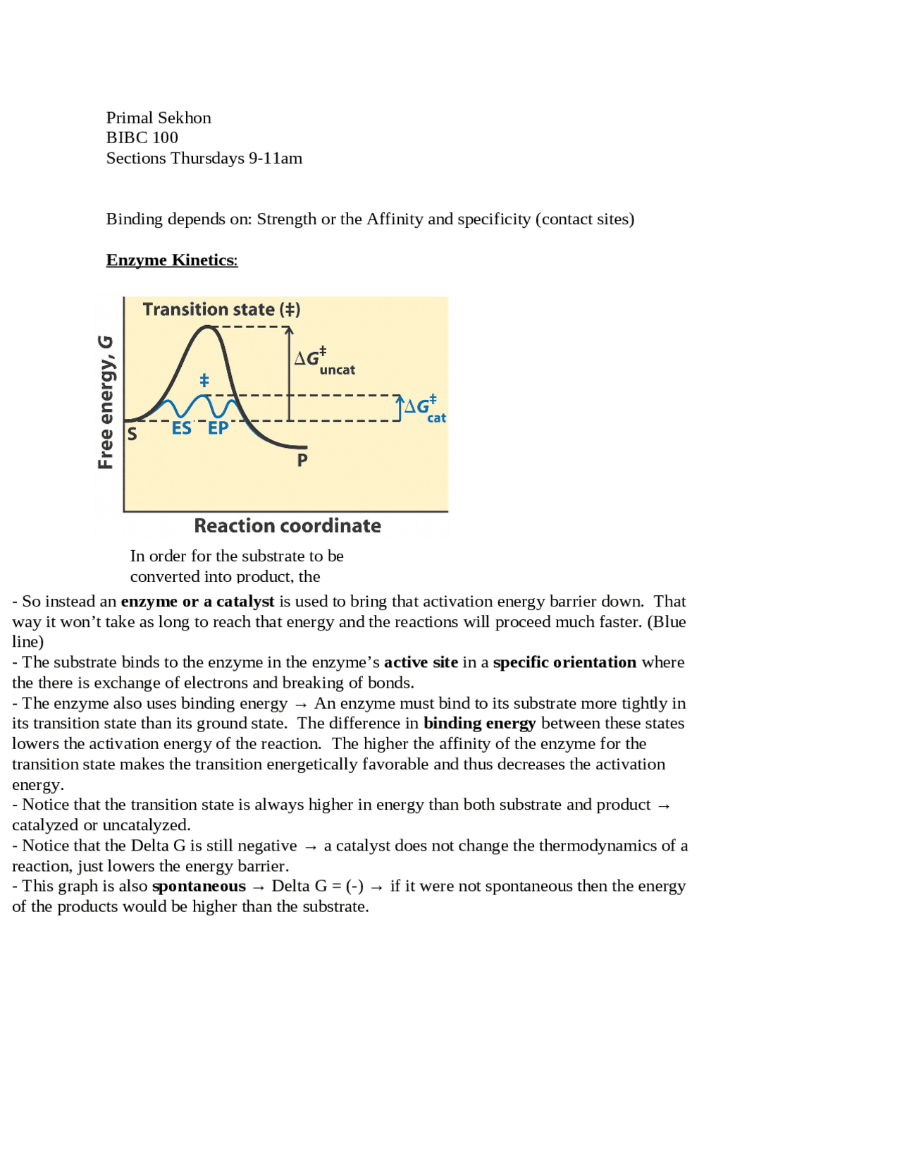 Enzyme Hemoglobin Classical Sociological Theory SOCA 100 Docsity