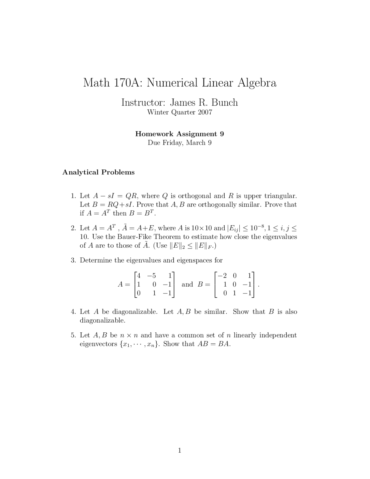 Math 170a Ucsd Fall 2025