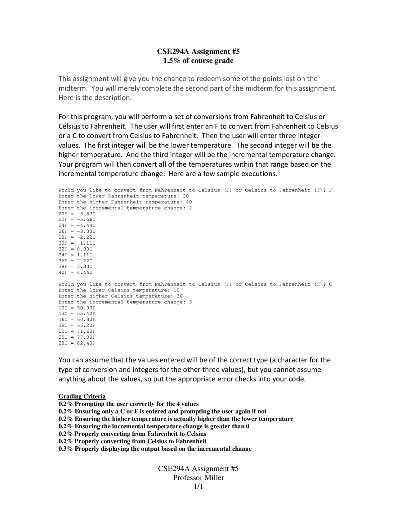 Introduction to C Programming for Engineers - Assignment 5 | CSE A205 ...