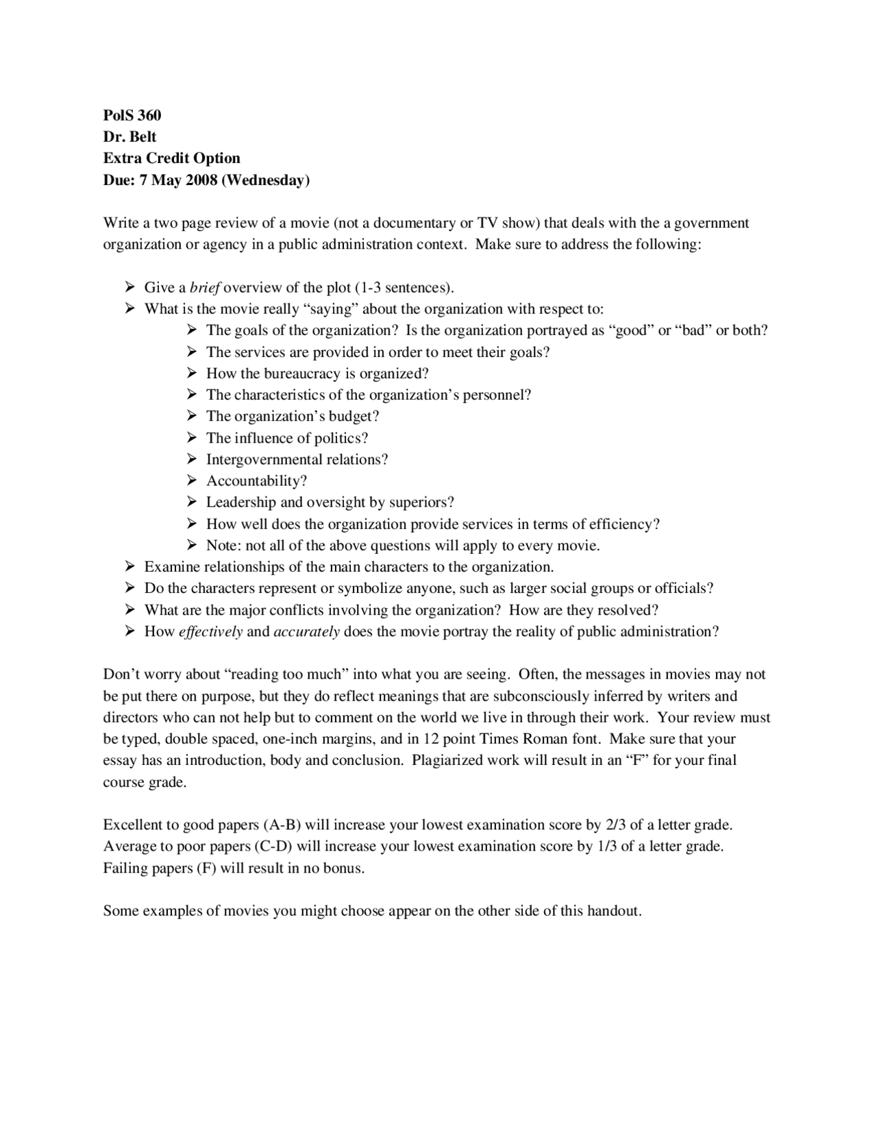 Review Sheet Public Administration POLS 360 Study Notes review-sheet-public-administration-pols-360-study-notes