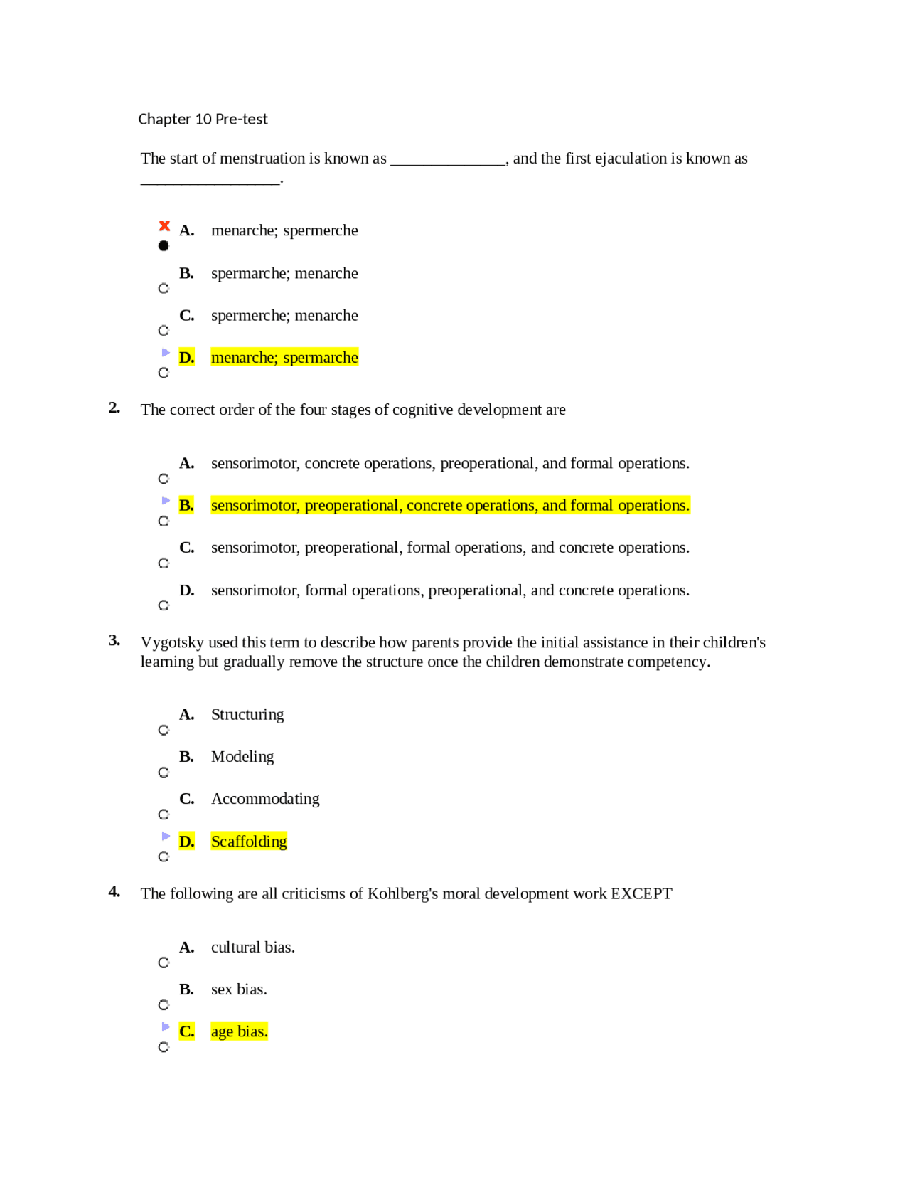 Solutions to Midterm Exam - General Psychology | Psy 201 - Docsity