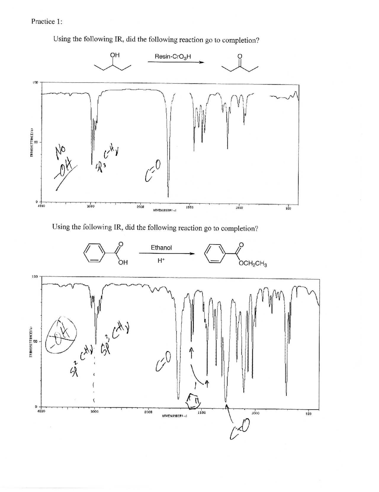 Spectrometry Practice Spectrometry Practice - Organic Chemistry II: Biological Emphasis ...
