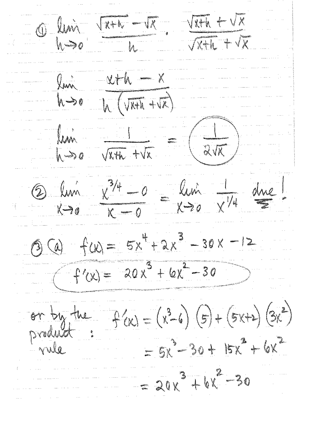 Unified Calculus and Analytic Geometry I - Solved Exam 2 - Fall 2010 ...