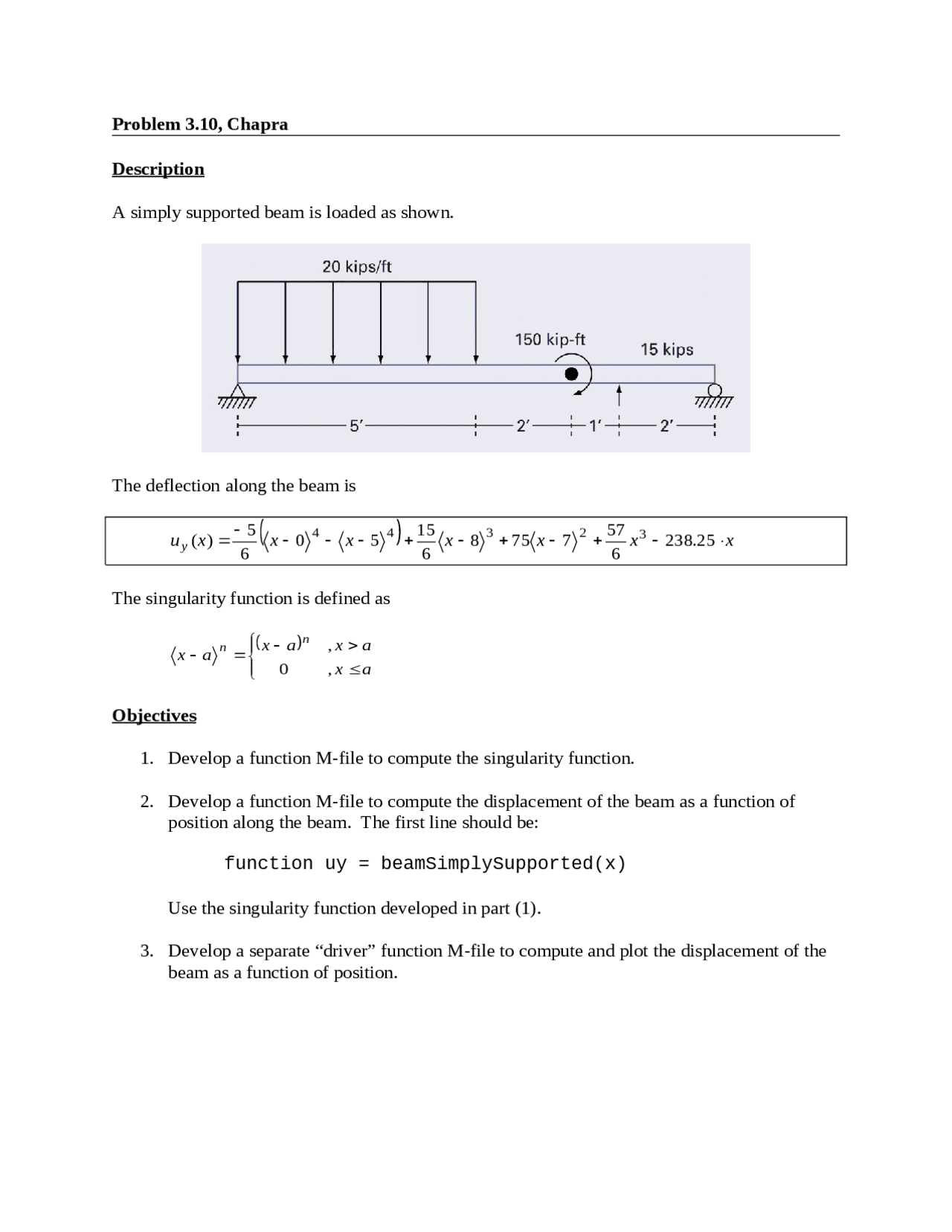 MATLAB Code | Engineering Analysis Using Numerical Methods | ME 2004 ...