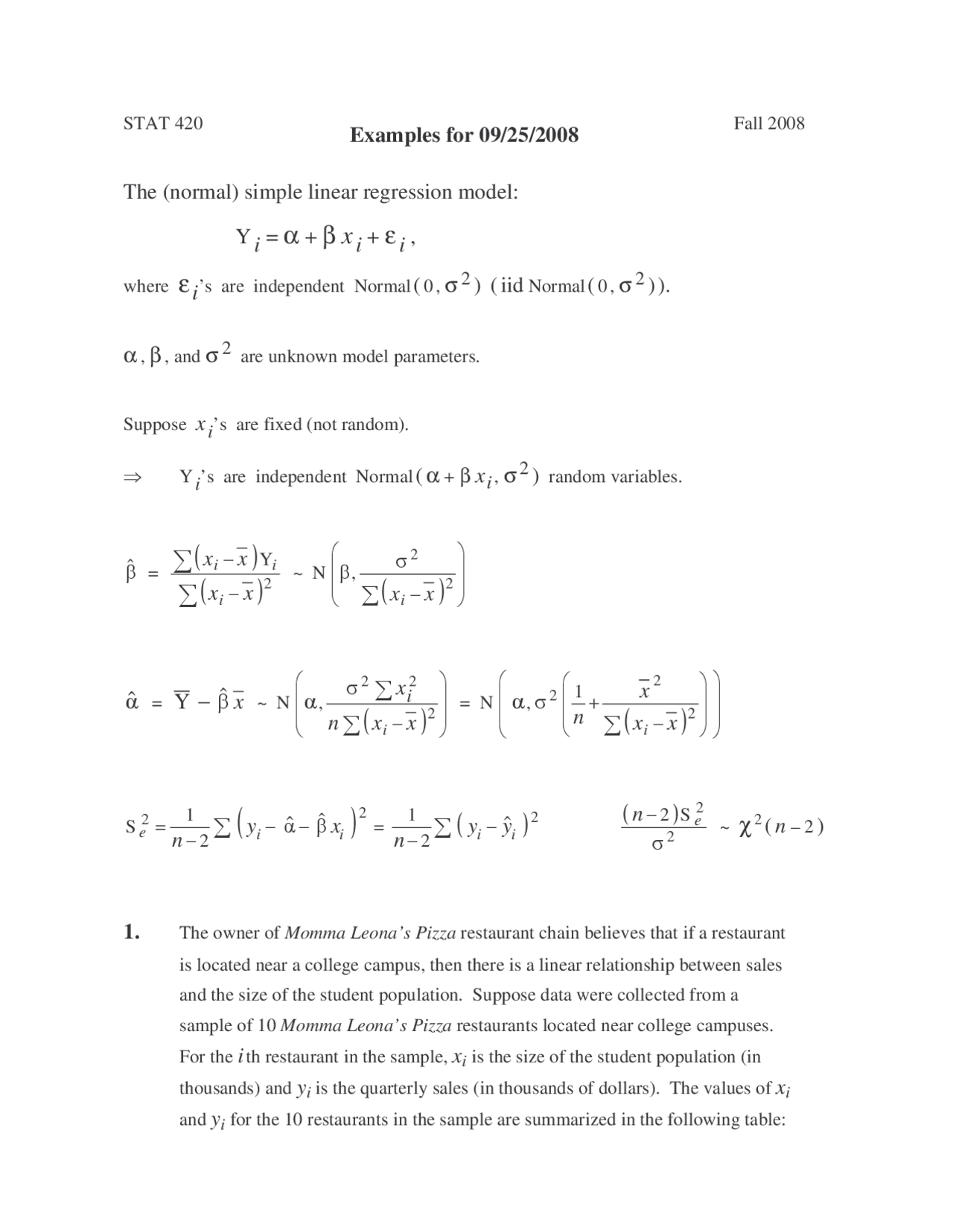 Stat Applied Methods Project Examples with Answers - Methods of Applied Statistics | STAT 420 - Docsity